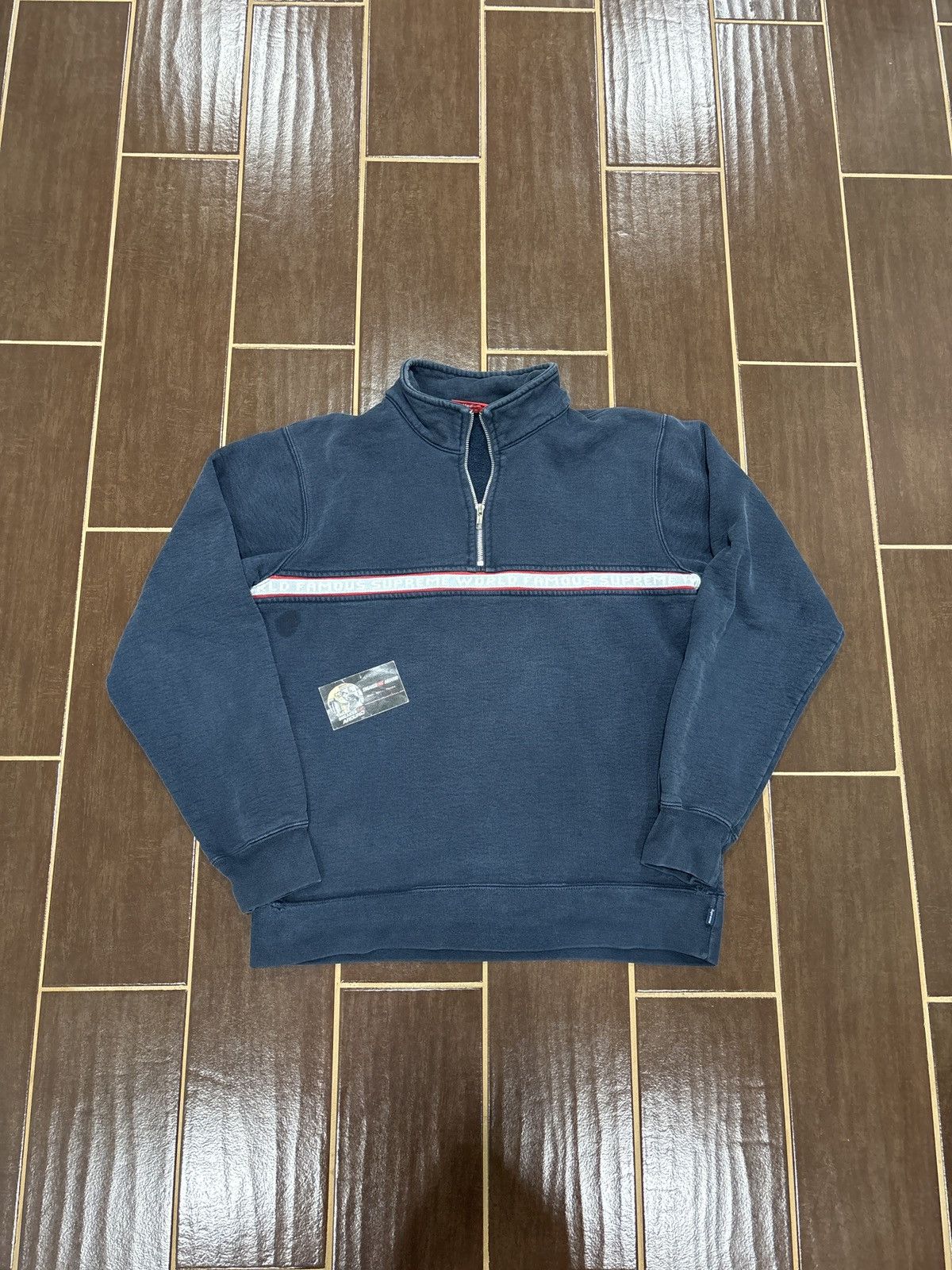 Supreme Supreme Umbro Zip Up Sweater - Light Blue - XXL - DS | Grailed