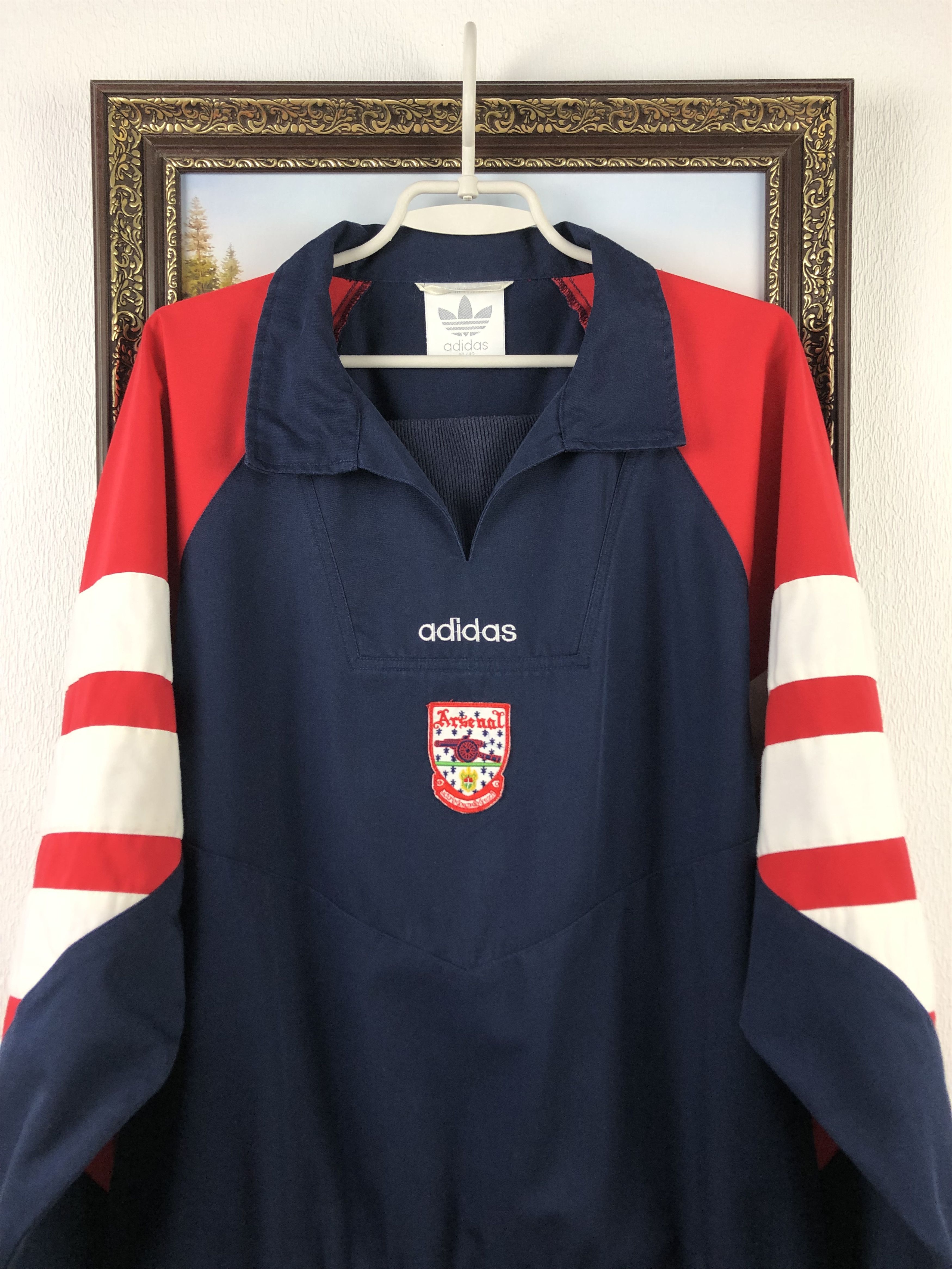 Adidas Vintage Arsenal Jacket Soccer Sweatshirt Adidas Gunners Size US L / EU 52-54 / 3 - 2 Thumbnail