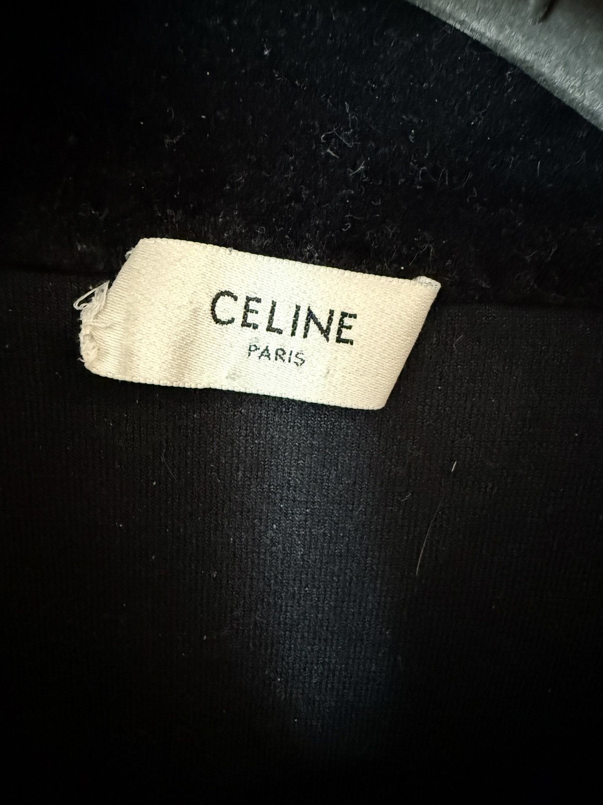 Celine Celine Cotton-Blend Black Velour Track Jacket - XXL Size US XXL / EU 58 / 5 - 5 Thumbnail