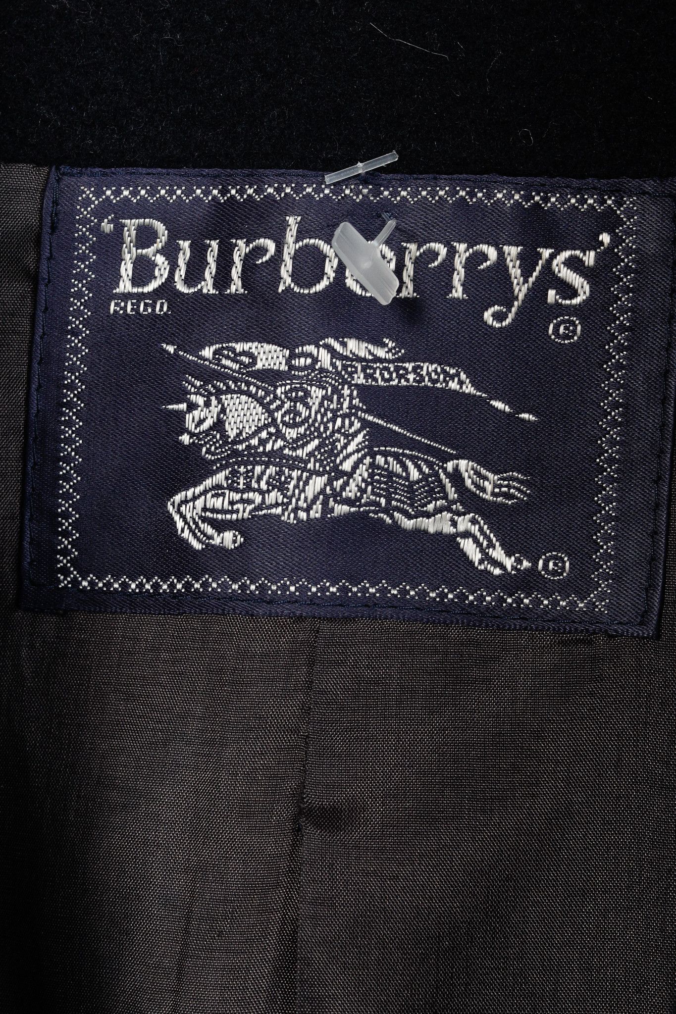 Burberry Burberry Vintage Navy Wool Chesterfield Coat Size US L / EU 52-54 / 3 - 4 Thumbnail
