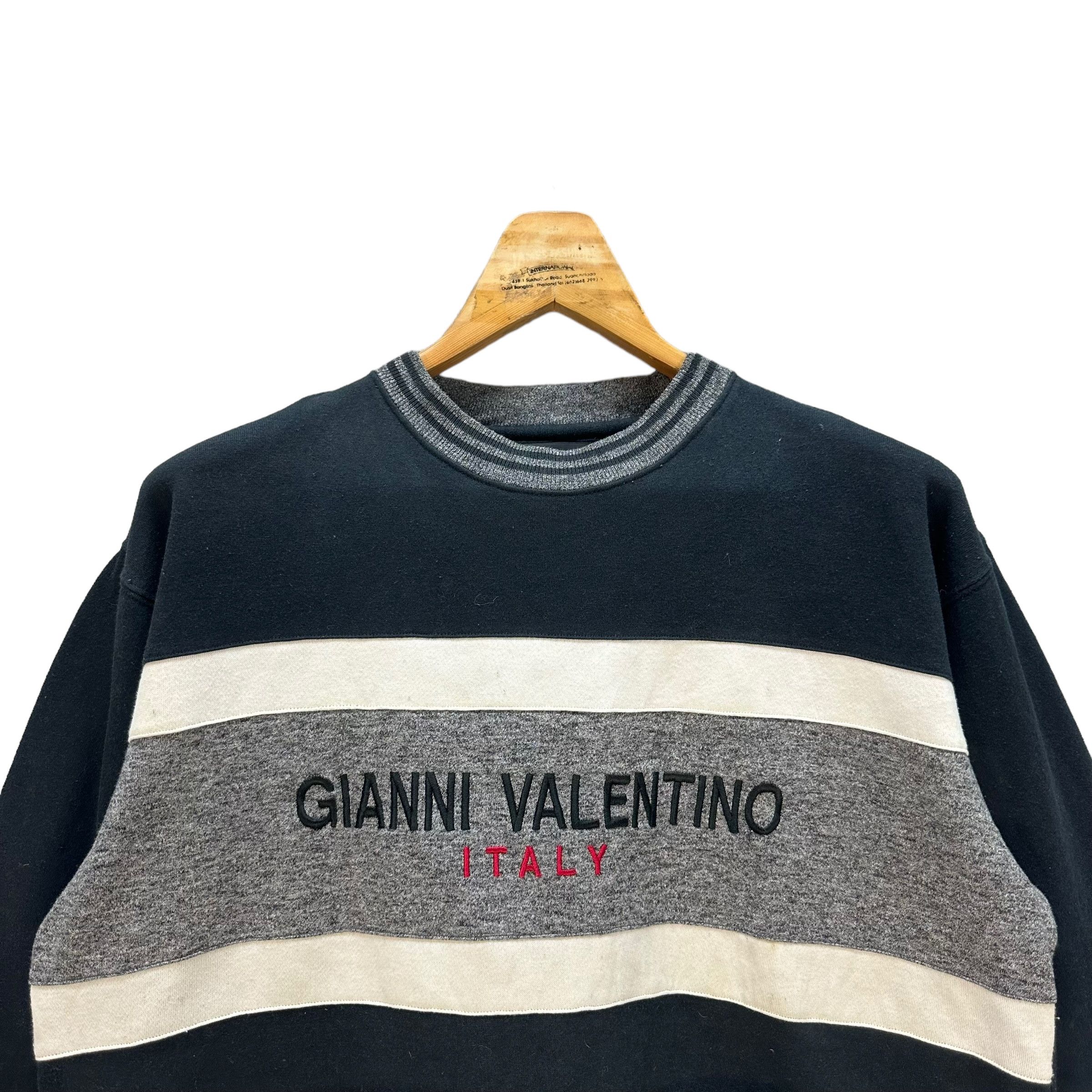 Gianni Valentino GIANNI VALENTINO EMBROIDERY BIG LOGO SWEATER #8899-036 Size US M / EU 48-50 / 2 - 2 Thumbnail