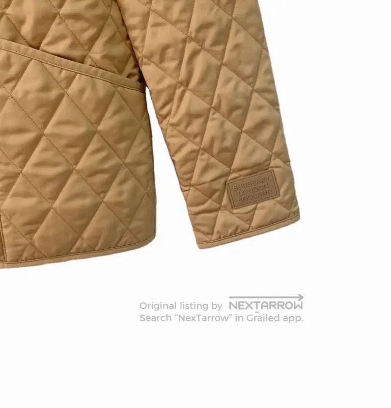 Burberry Burberry Quilted Brown Cotton Men's Jacket. Size US XXS / EU 40 - 5 Thumbnail