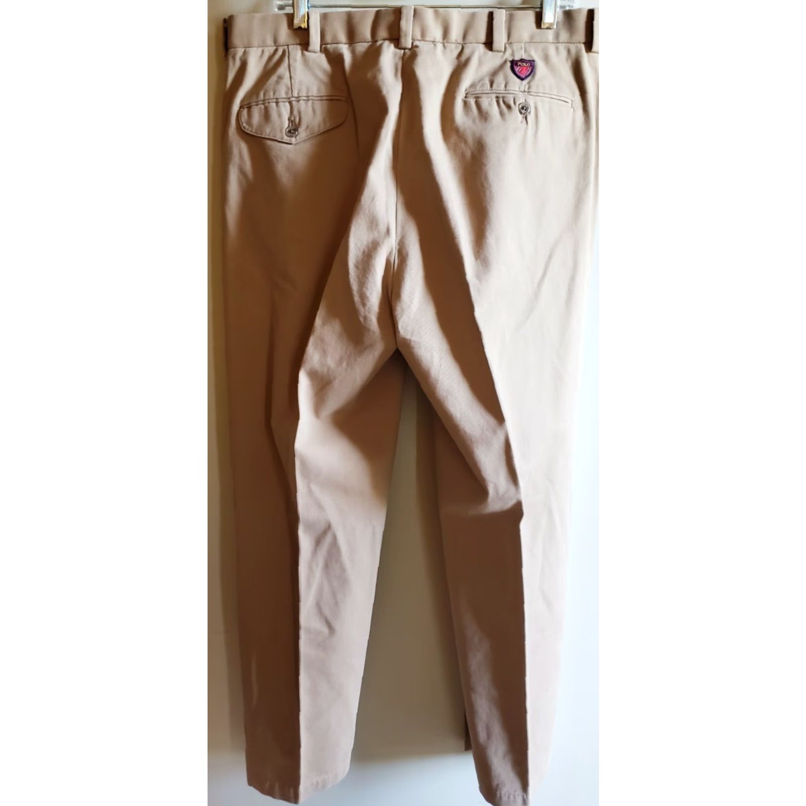 Polo Ralph Lauren Polo Ralph Lauren Polo Golf Pants Shield Mens 35x30 Khaki Vintage 90s Classic Golf Pants Men’s Regular 35 Khaki Size US S / EU 44-46 / 1 - 6 Thumbnail