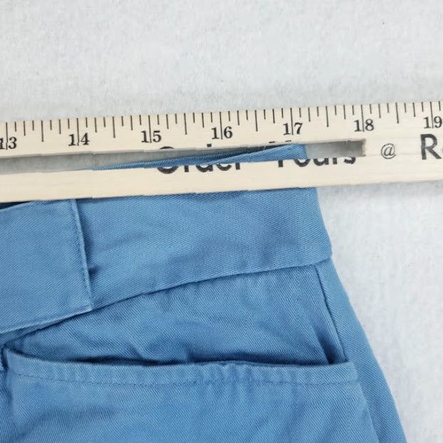 Van Heusen Van Heusen Women's Blue Cotton Bermuda Shorts Adult 14 Size 36" / US 14 / IT 50 - 4 Thumbnail