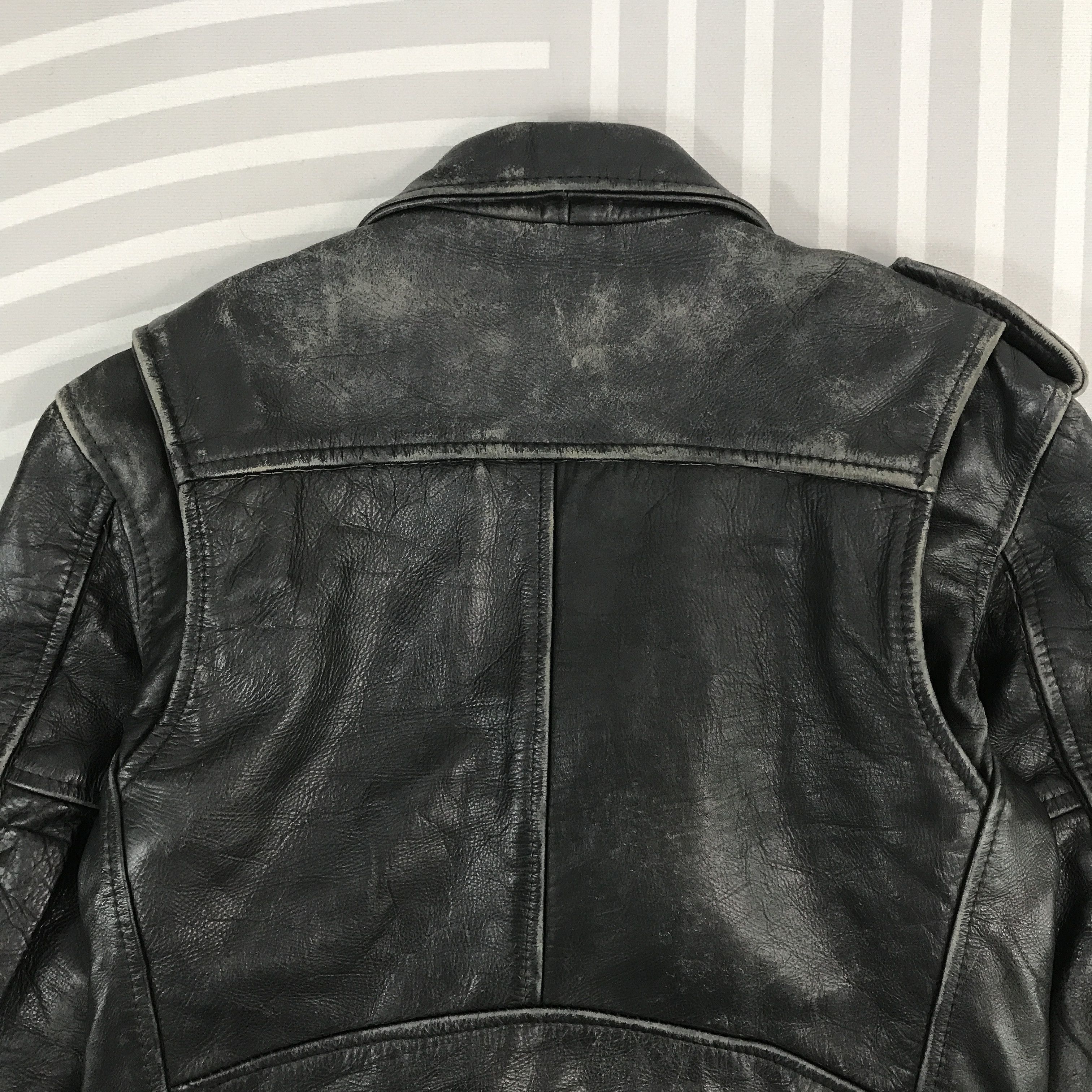 First MFG Co. × Vintage Vintage First Genuine Leather Double collar Jacket Size US S / EU 44-46 / 1 - 4 Thumbnail