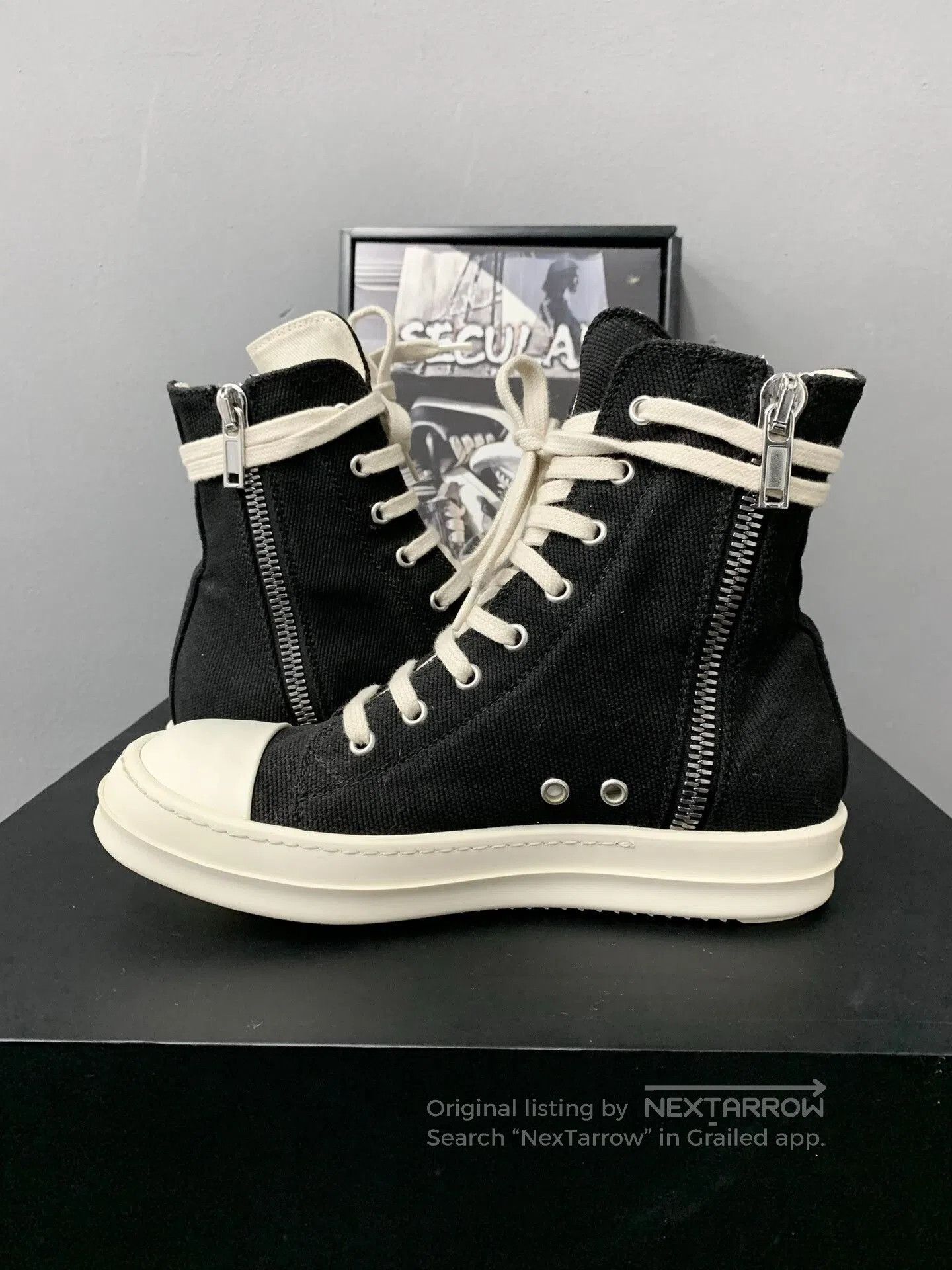 Rick Owens Drkshdw Rick Owens Drkshdw High Top Sneakers. Size US 6 / IT 36 - 6 Thumbnail
