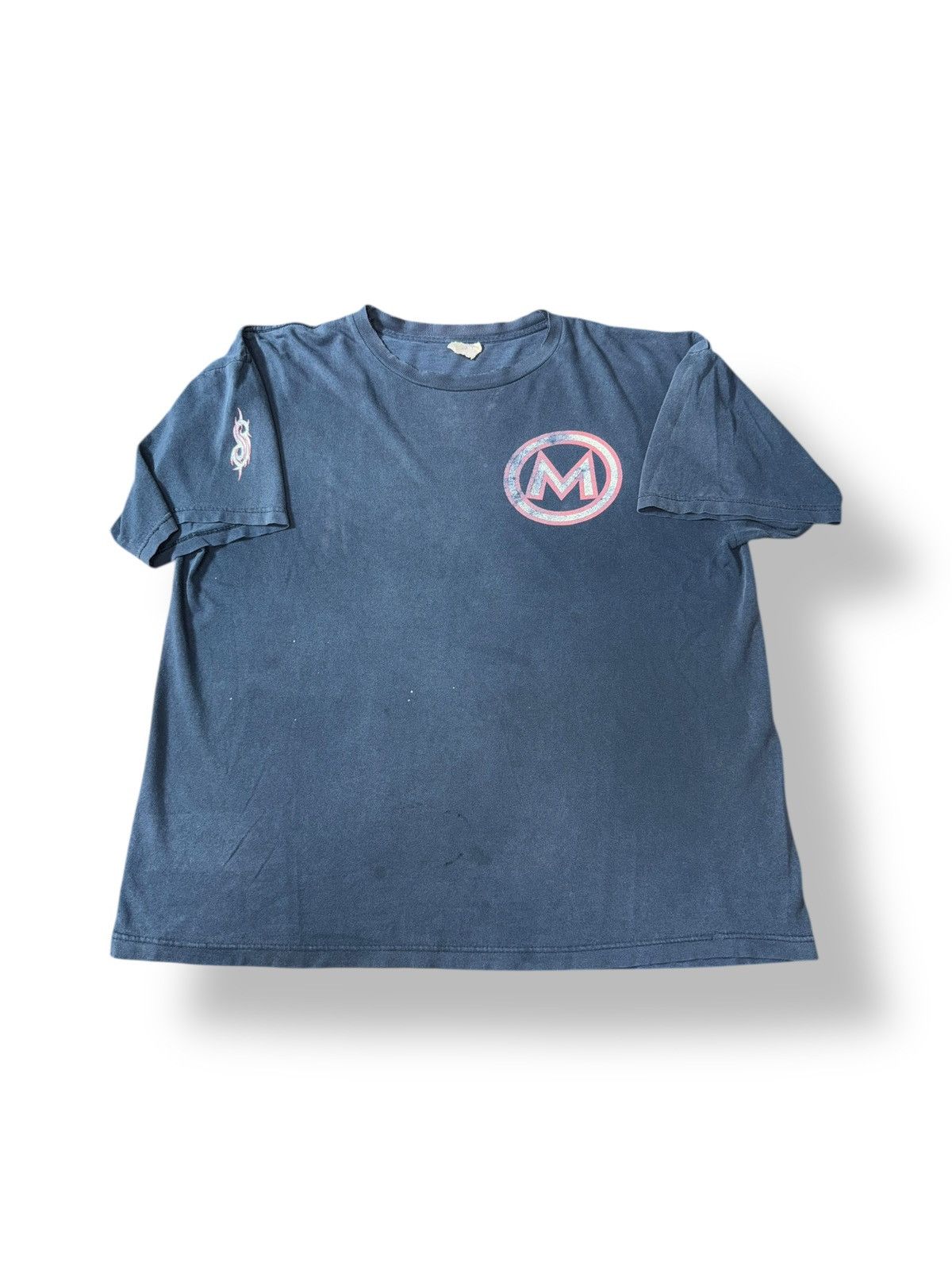Band Tees × Slipknot × Vintage *RARE* 1990s VINTAGE BLUE GRAPE SLIPKNOT MAGGOT CORPS TEE Size US XL / EU 56 / 4 - 2 Thumbnail
