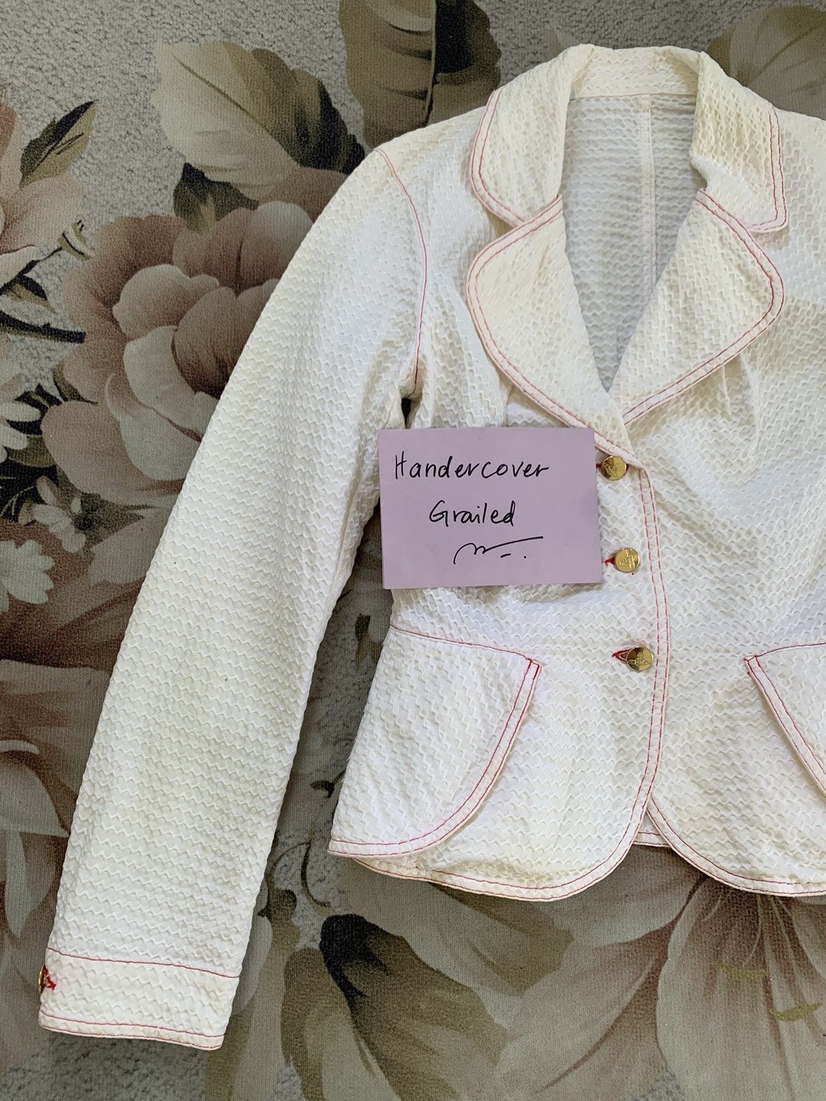 Vivienne Westwood Vivienne Westwood Double Collar Style Jacket Made in Italy Size M / US 6-8 / IT 42-44 - 3 Thumbnail