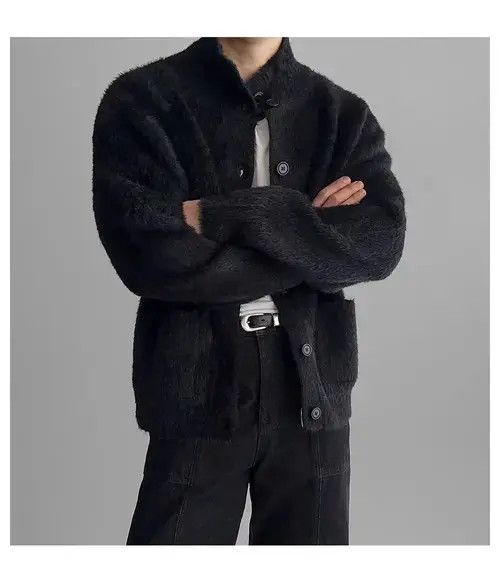 Aran Isles Knitwear Vintage Black Button Casual Knit Cardigan Sweater Jacket Size US M / EU 48-50 / 2 - 6 Thumbnail