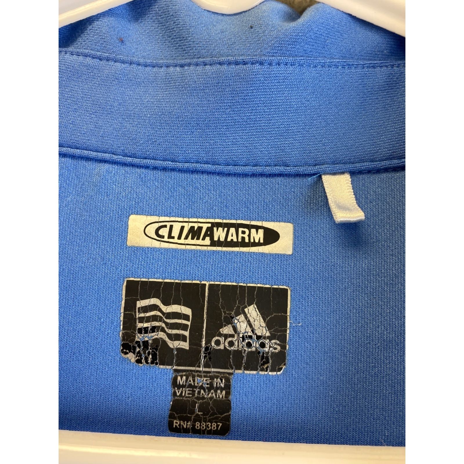 Adidas adidas Shirt Mens L Short Sleeve Golf Lightweight Blue Dri-Fit Tour Casual/32-51 Size US L / EU 52-54 / 3 - 7 Thumbnail