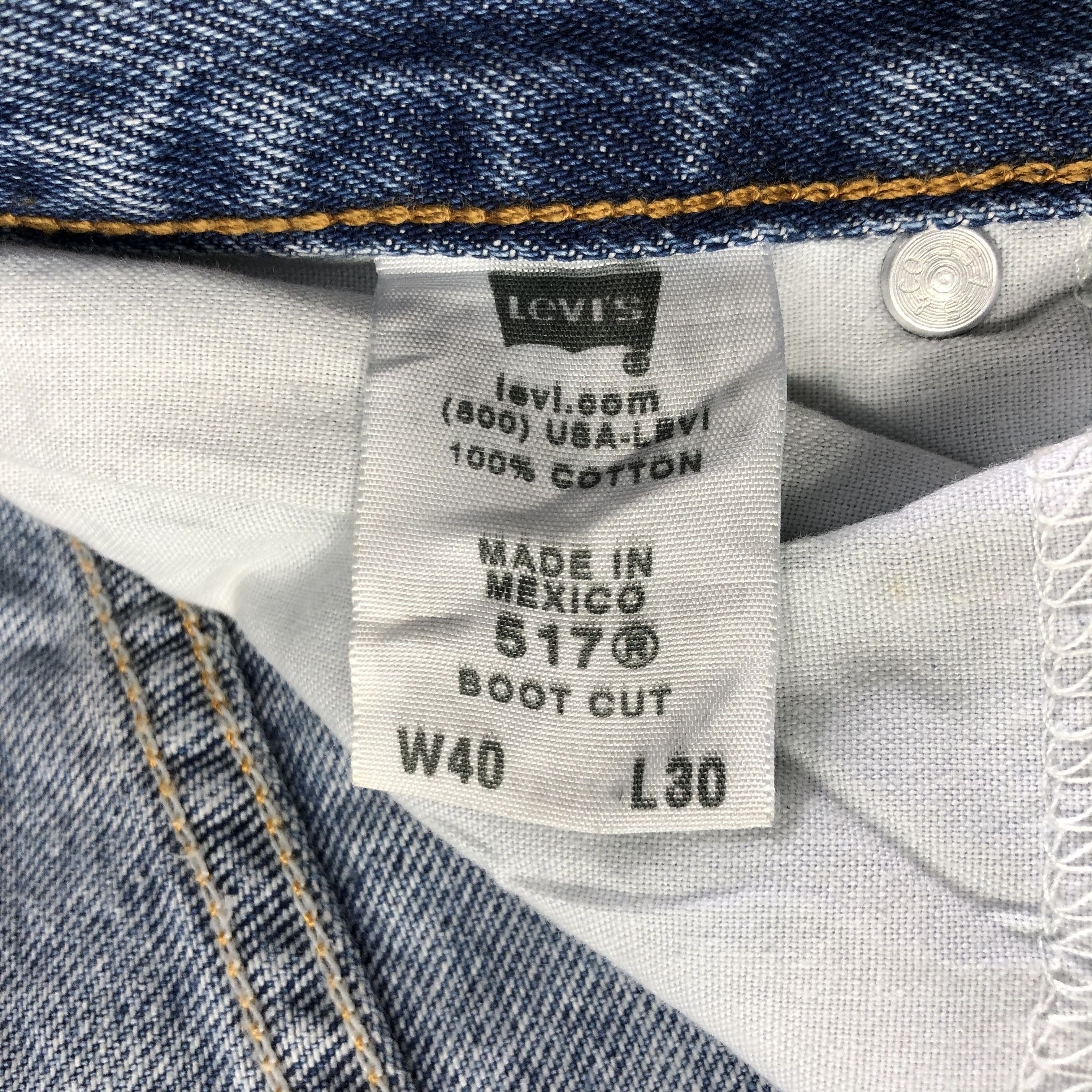 Levi's Vintage Blue Wash Levis 517 Jeans-J3466 Size US 41 - 9 Thumbnail