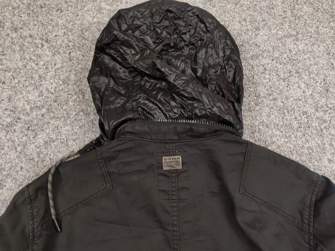 G-Star G Star Raw Powel Overshirt Black Pocket Zip Hooded Jacket Size US L / EU 52-54 / 3 - 17 Thumbnail