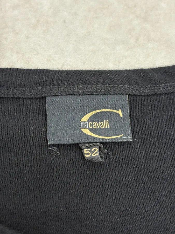 Just Cavalli 2000s Cavalli Tiger Black Longsleeves Size US M / EU 48-50 / 2 - 7 Thumbnail