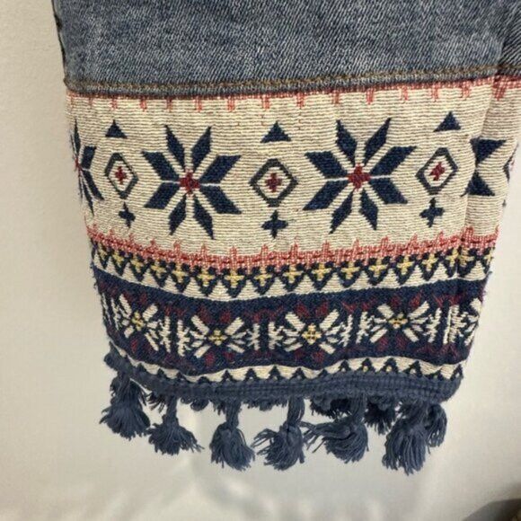 Other LIKE NEW- DRIFTWOOD COLETTE TASSEL HEM BOHO JEANS Size 29" - 3 Thumbnail