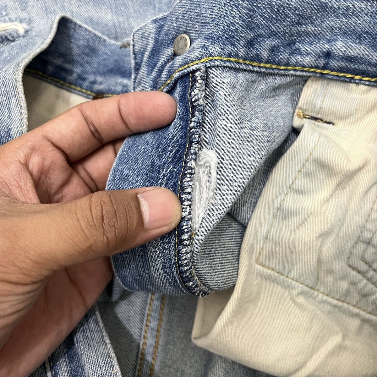 Polo Ralph Lauren Polo Ralph Lauren Distressed Denim Blue Sky ifsix Lgb Style Size US 36 / EU 52 - 20 Thumbnail