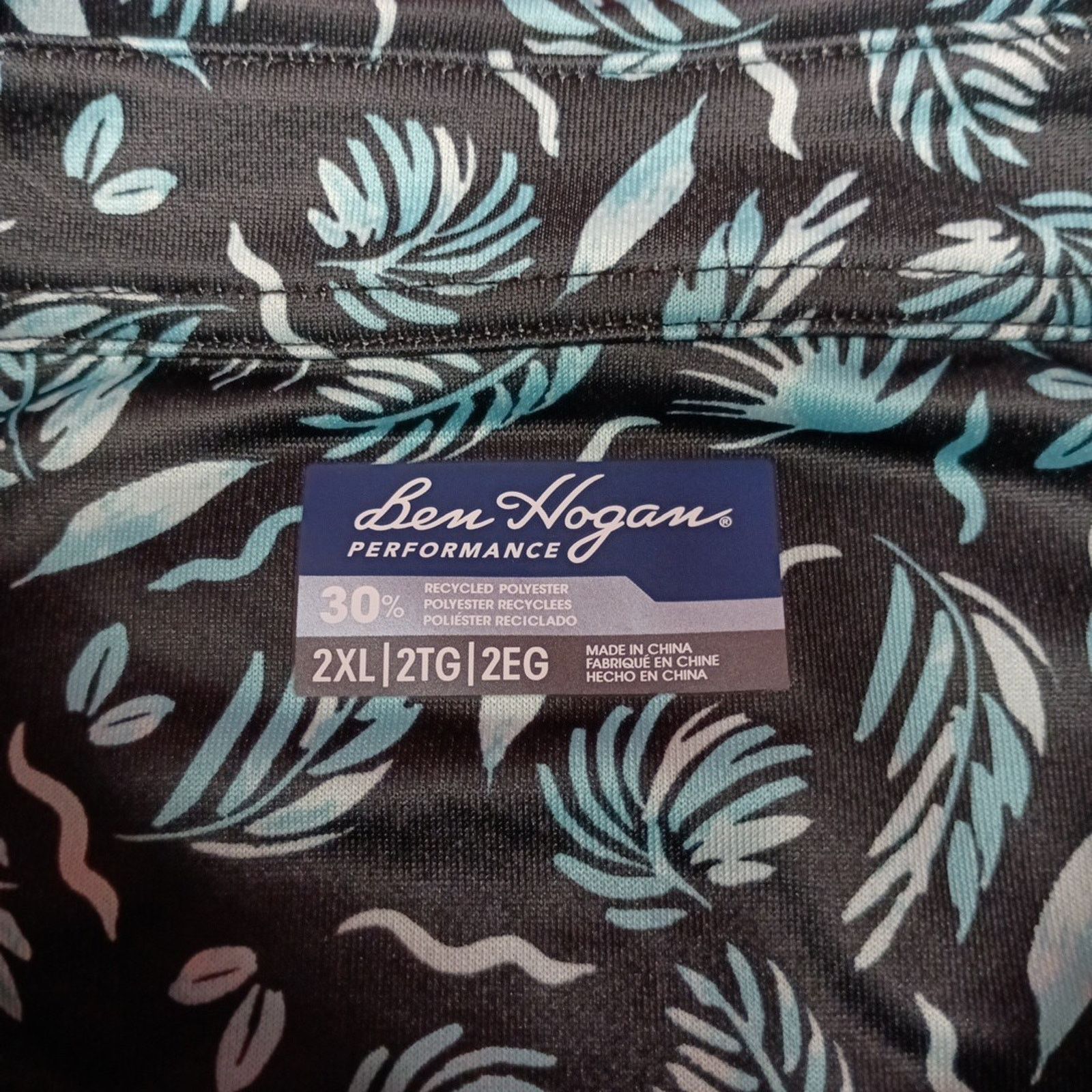 Other Ben Hogan Polo Shirt Mens Size 2XL 50/52 Floral Print UPF 15 Size US XXL / EU 58 / 5 - 3 Thumbnail
