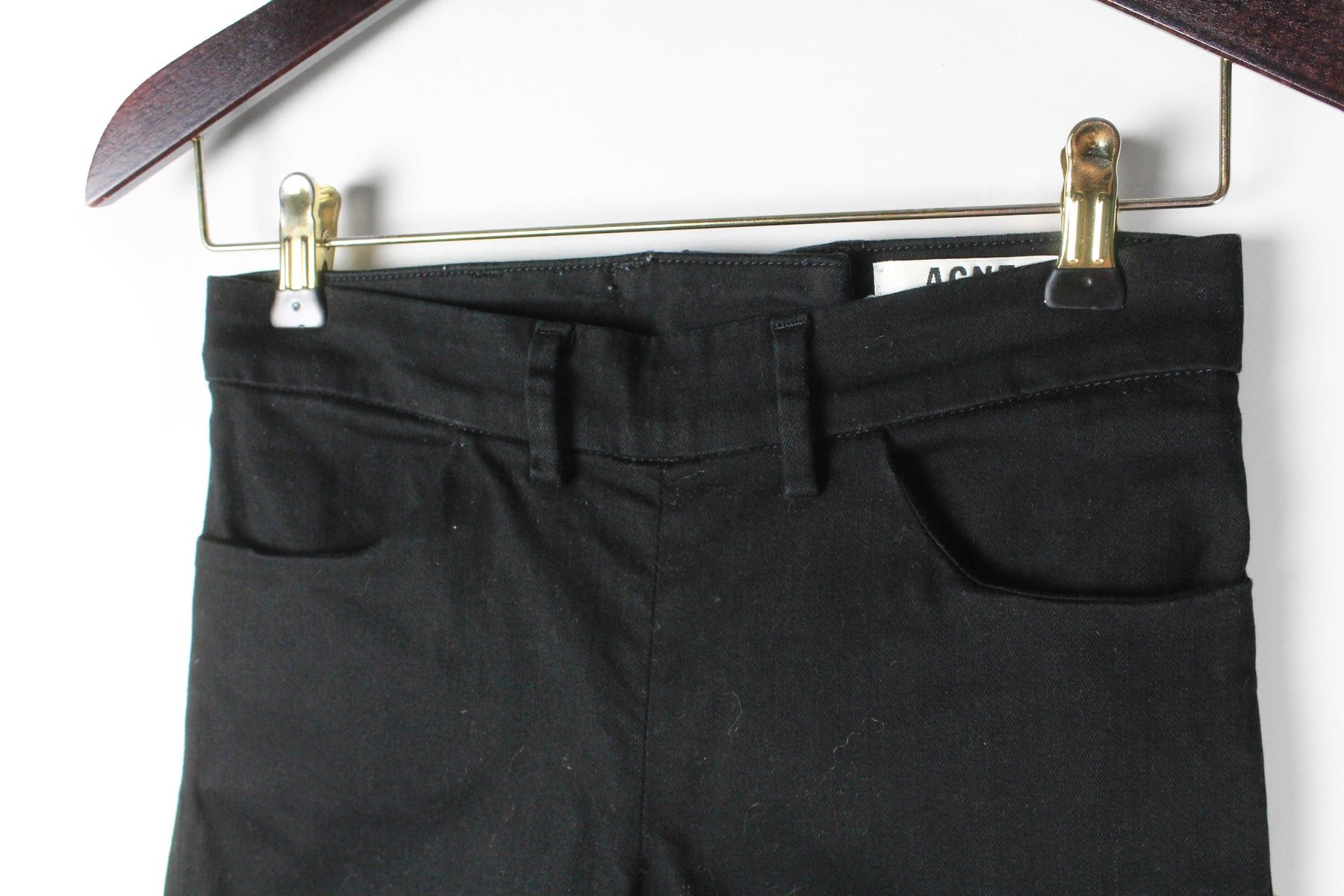 Acne Studios Acne Studios Skin Lacey Black Jeans Women's 27/32 Size 27" / US 4 / IT 40 - 3 Thumbnail