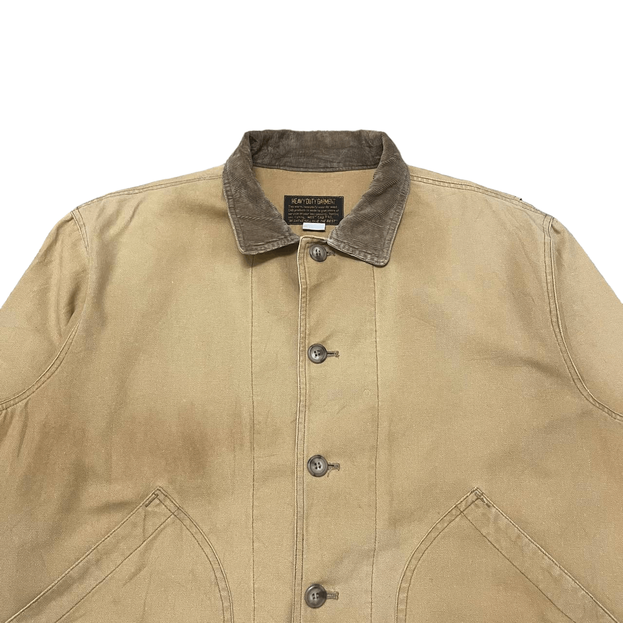 Japanese Brand Vintage Heavy Duty Garment Hunting Duck Canvas Jacket Size US L / EU 52-54 / 3 - 2 Thumbnail