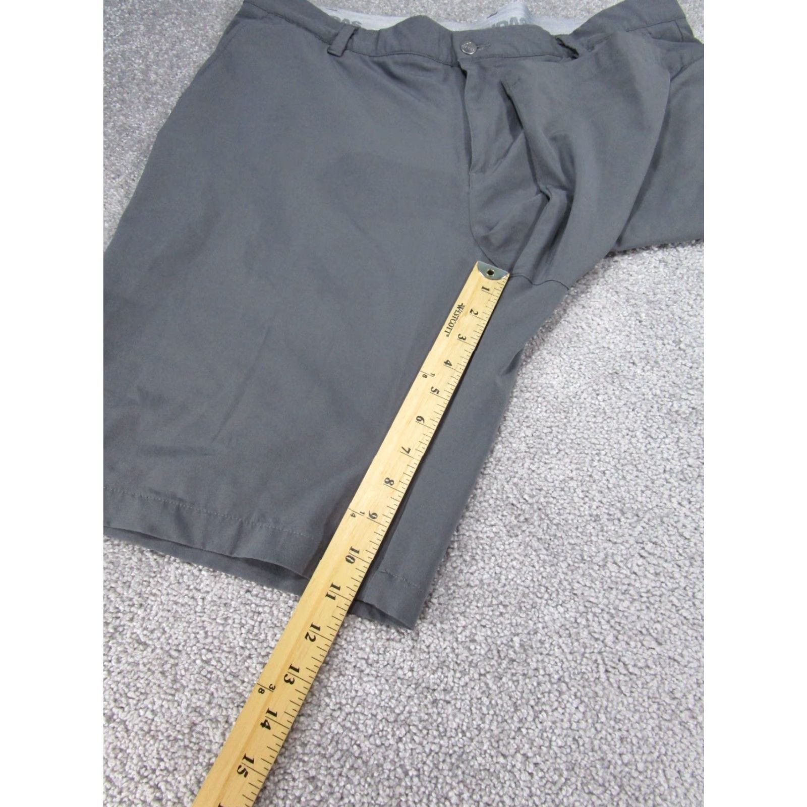 Adidas Adidas Shorts Mens 38 Gray Lightweight Performance Chino Golf Casual 90s Theme Mens Size US 38 / EU 54 - 4 Thumbnail