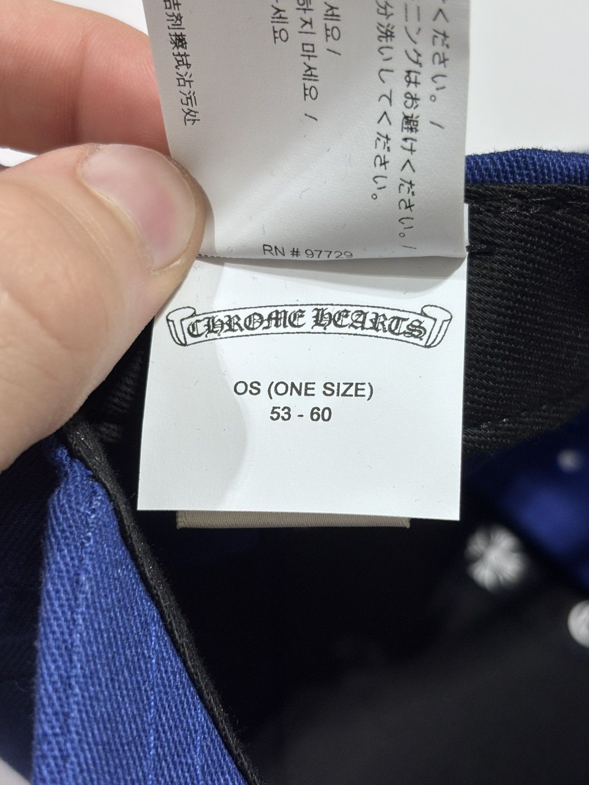 Chrome Hearts Chrome Hearts CH Blue/Yellow Cap Size ONE SIZE - 10 Thumbnail
