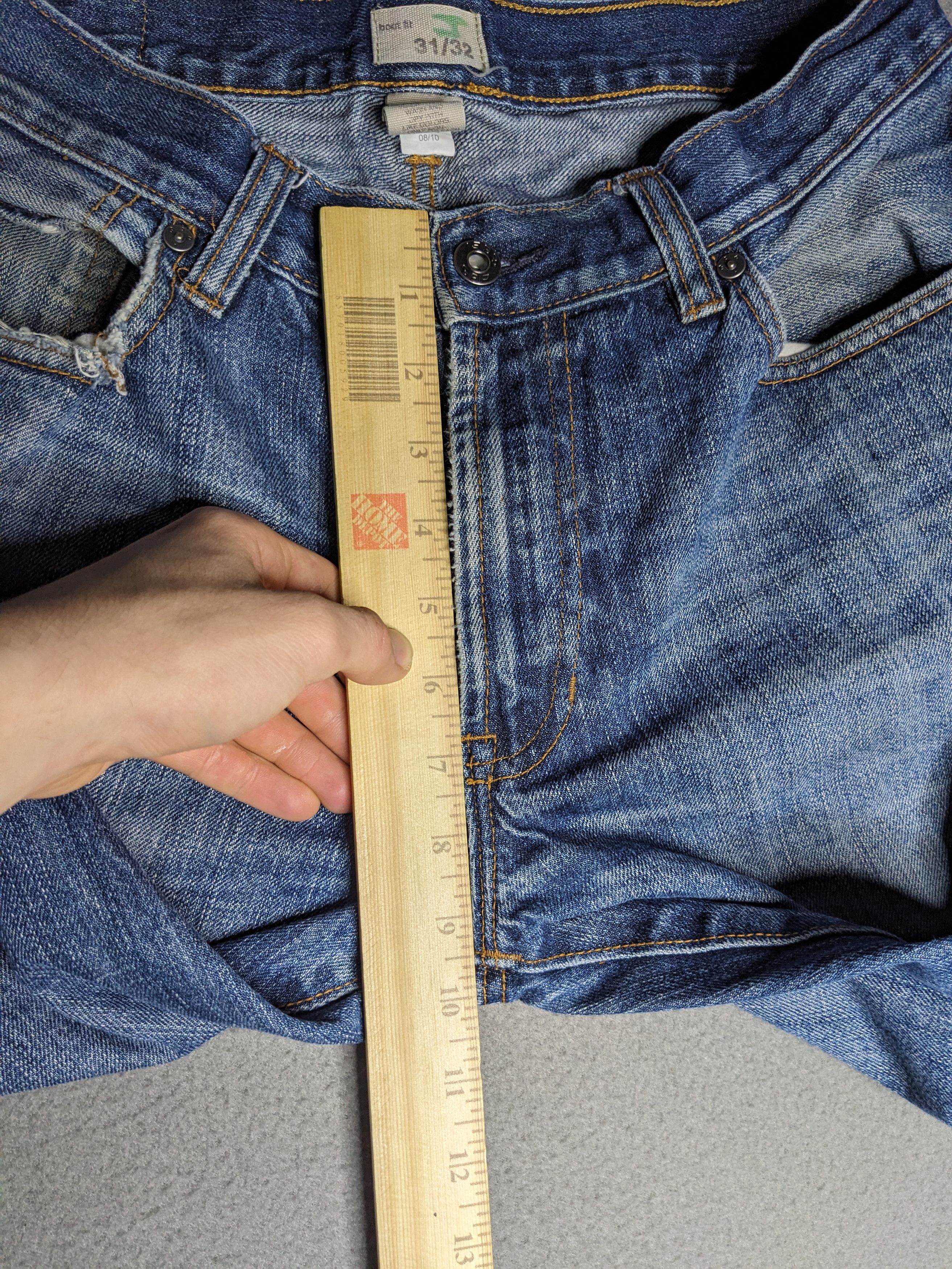 Gap VINTAGE Gap 1969 Jeans 30x28 Straight Wide Denim Size US 30 / EU 46 - 16 Thumbnail
