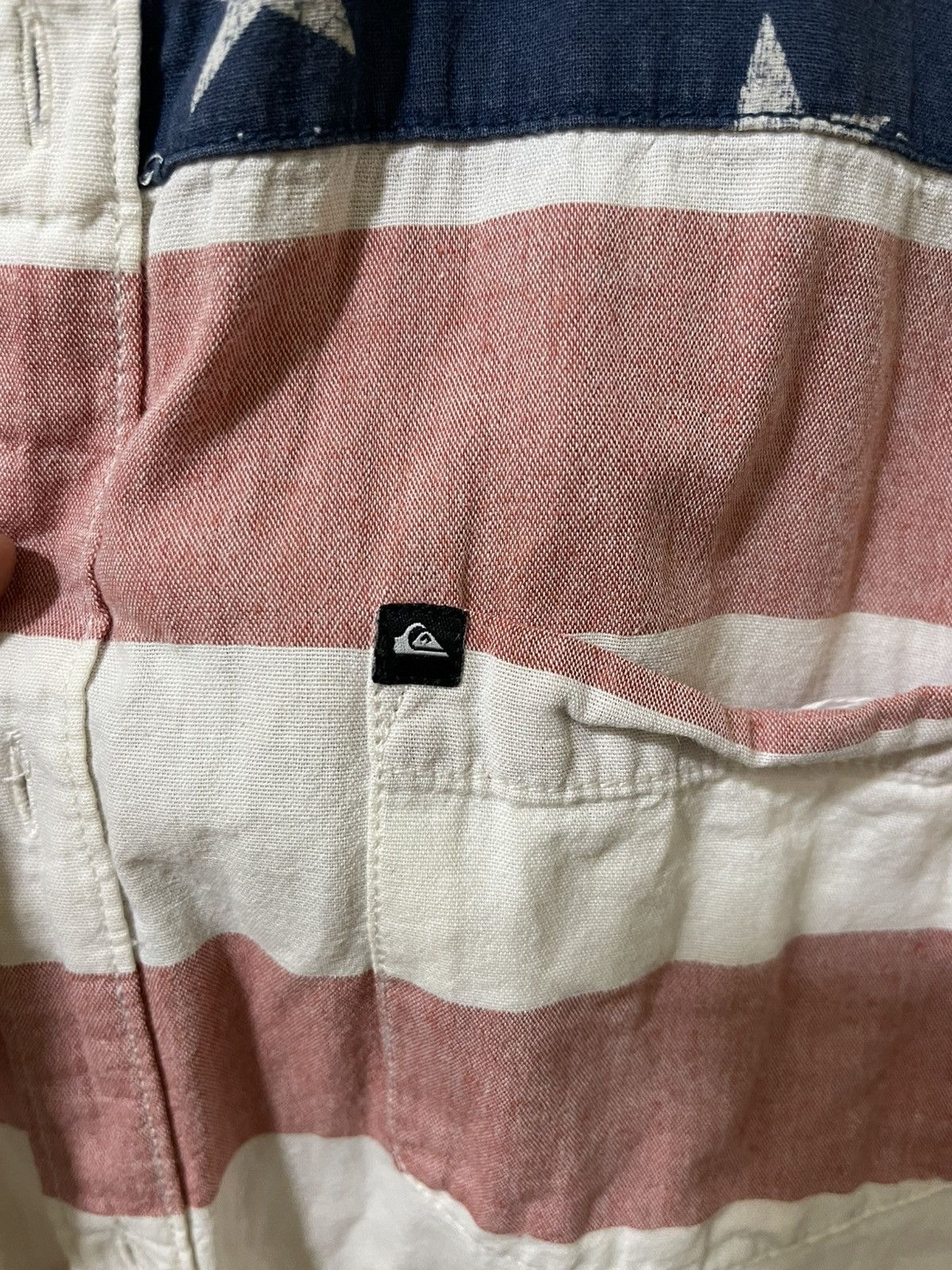 Quiksilver Rare Quiksilver American Flag Shirt Size US L / EU 52-54 / 3 - 4 Thumbnail