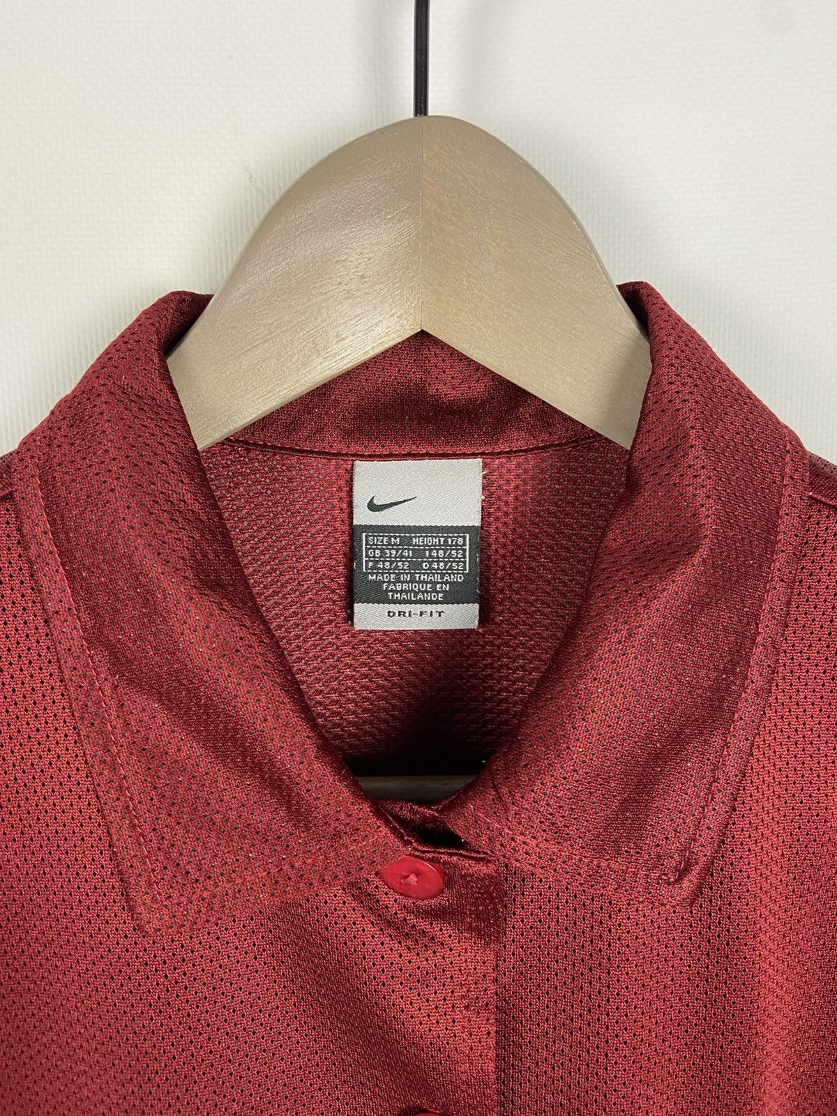 Nike × Vintage Vintage Nike Button-Up Y2k Mens Logo Short Sleeve Shirt RARE Size US M / EU 48-50 / 2 - 4 Thumbnail