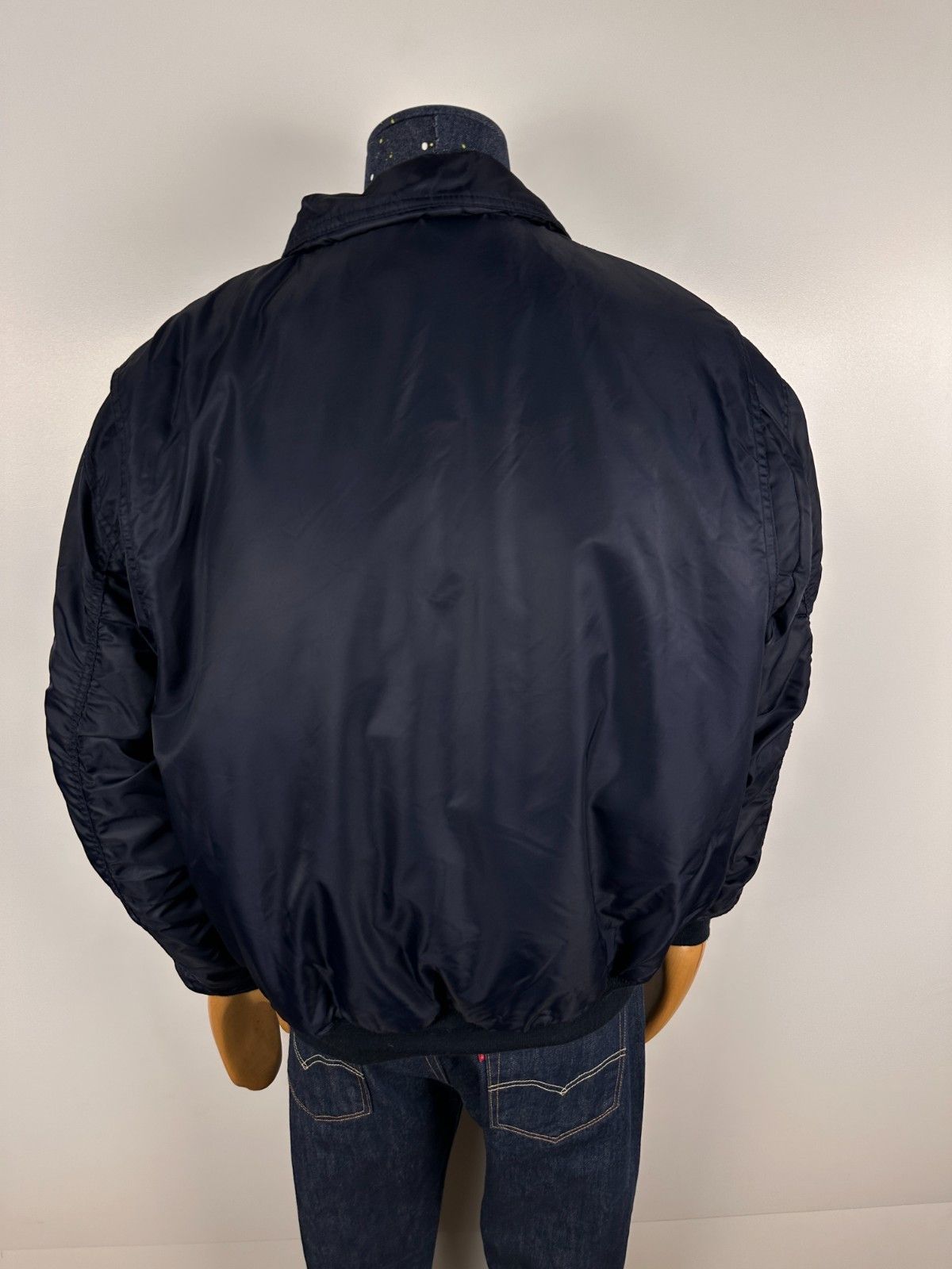 Other Flyers MA2 Cold Weather Jacket USAF Air Force Nylon Navy L Size US L / EU 52-54 / 3 - 5 Thumbnail