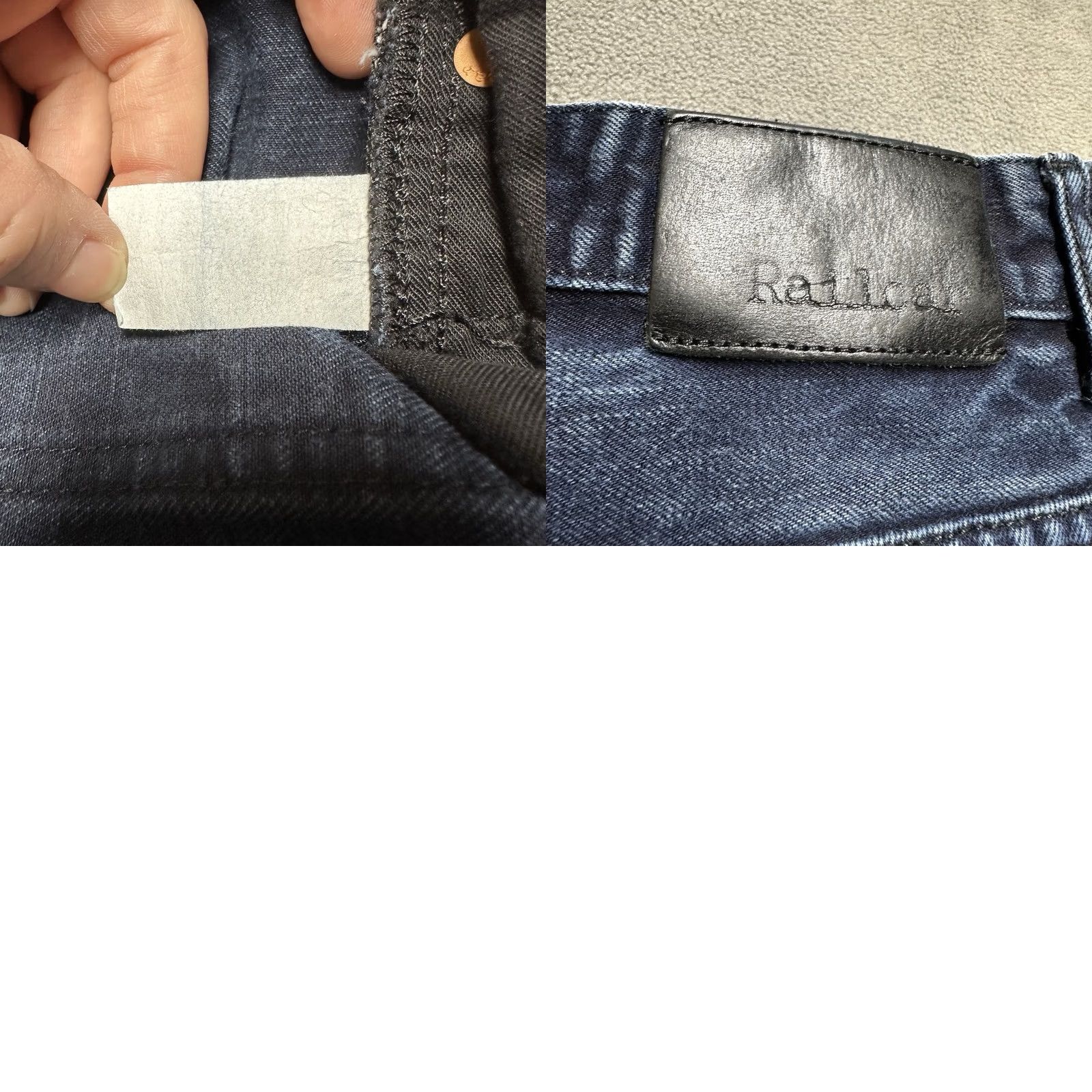 Railcar Fine Goods Railcar Fine Goods Jeans Mens Slim Fit Selvedge Denim Dark Wash Blue 32(32x32) Size US 32 / EU 48 - 8 Thumbnail
