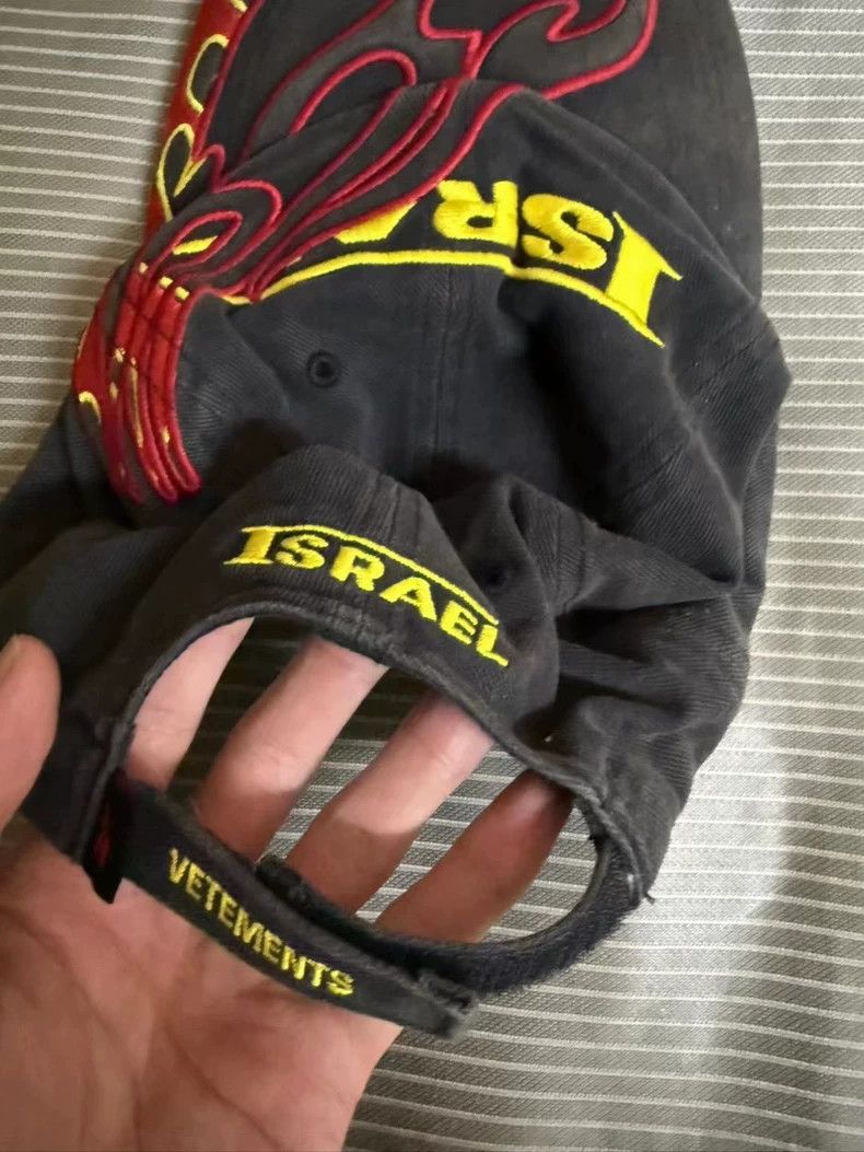 Vetements Vetements Reebok Israel Cap Flame Hat Size ONE SIZE - 2 Thumbnail