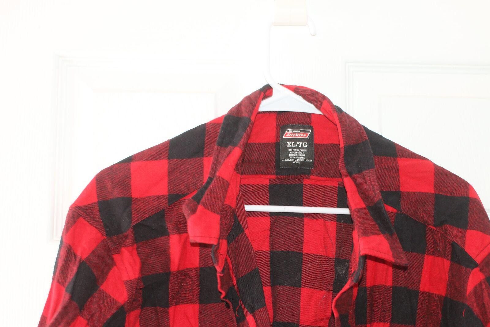 Other Dickies Genuine Flannel Shirt Buffalo Plaid Check SIZE XL Size US XL / EU 56 / 4 - 4 Thumbnail
