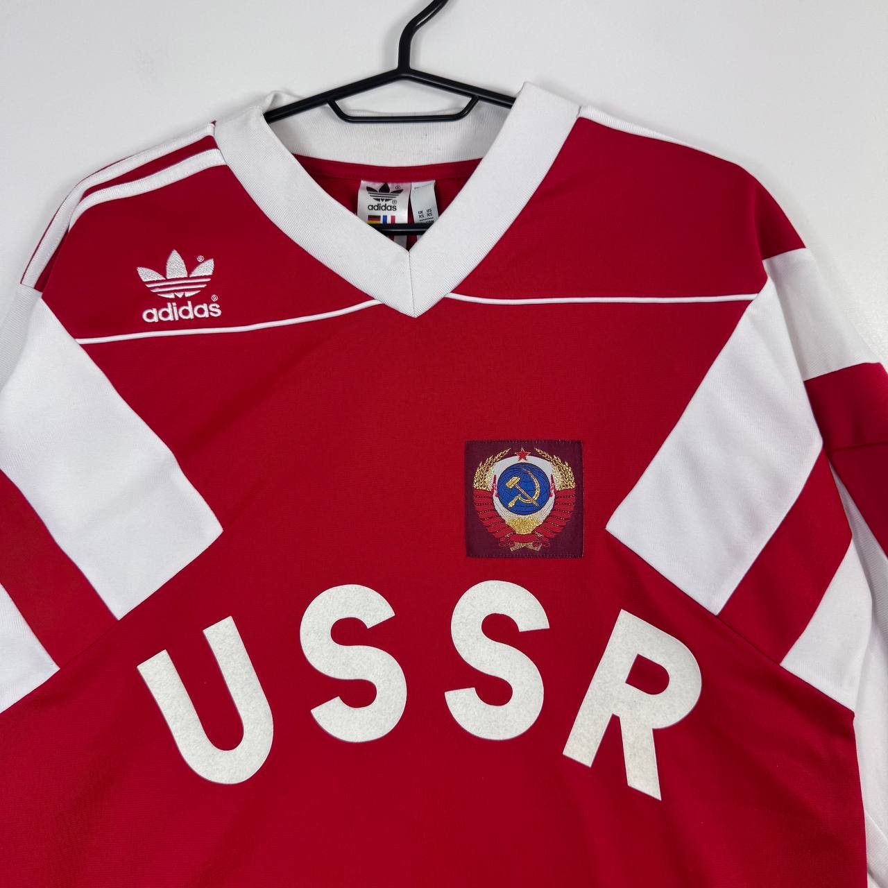Adidas Adidas USSR Jersey Red #9 Vintage CE2342 Style Mens Size XS Size US XS / EU 42 / 0 - 2 Thumbnail