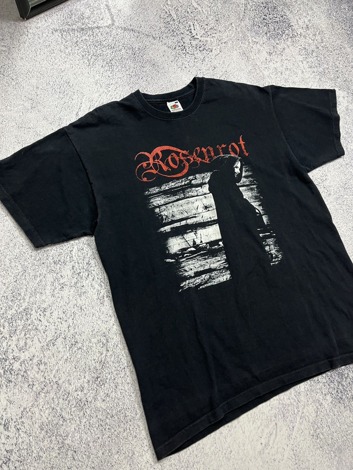 Band Tees × Vintage Vintage 2000s Rammstein Rosenrot T Shirt Band Tee Size US L / EU 52-54 / 3 - 4 Thumbnail