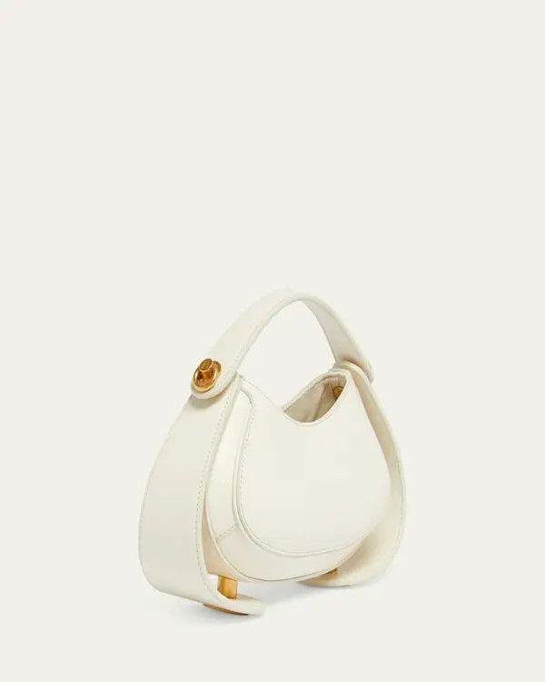 Balmain o1s1wg111225 Size:OS/Jolie Madame Top-Handle Bag in White Size ONE SIZE - 2 Thumbnail