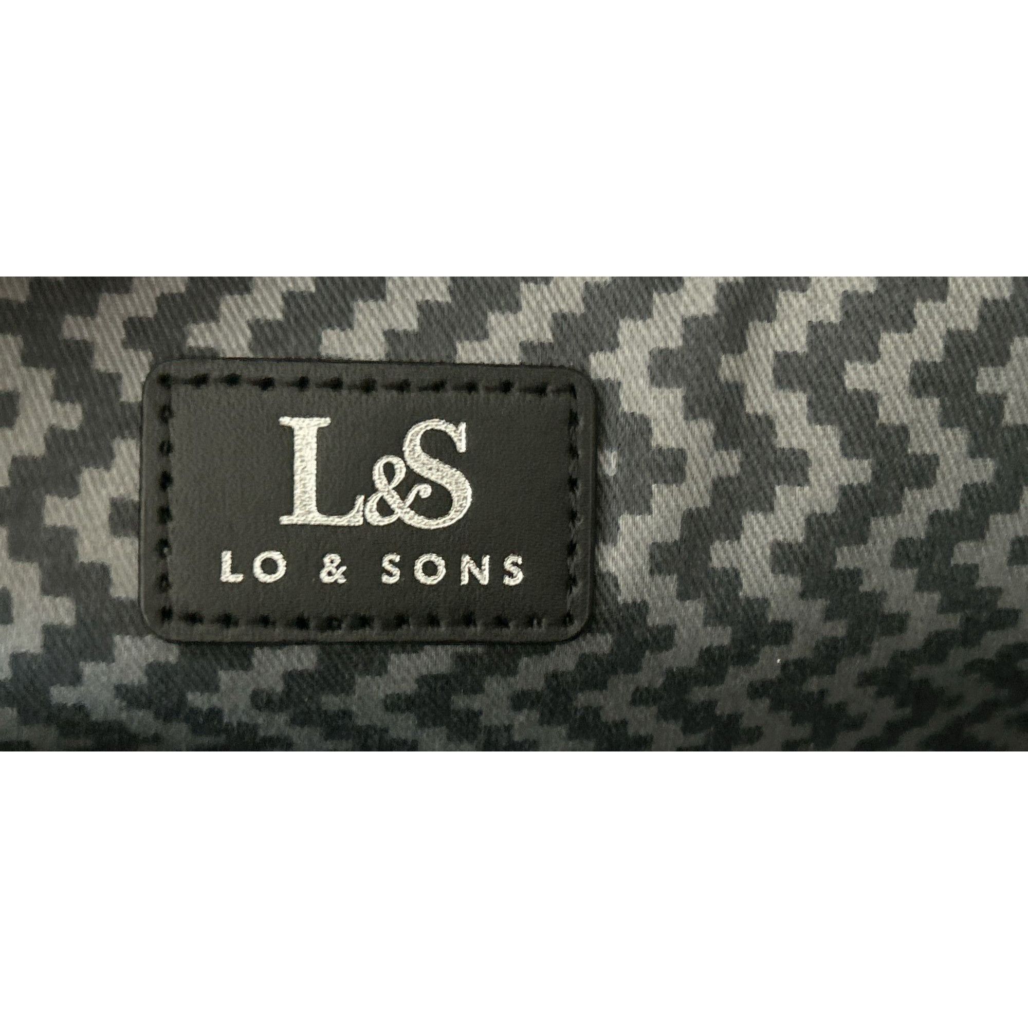 Vintage L&S Lo & Sons Messenger Bag Polished Canvas Charcoal Gray Li Size ONE SIZE - 7 Thumbnail