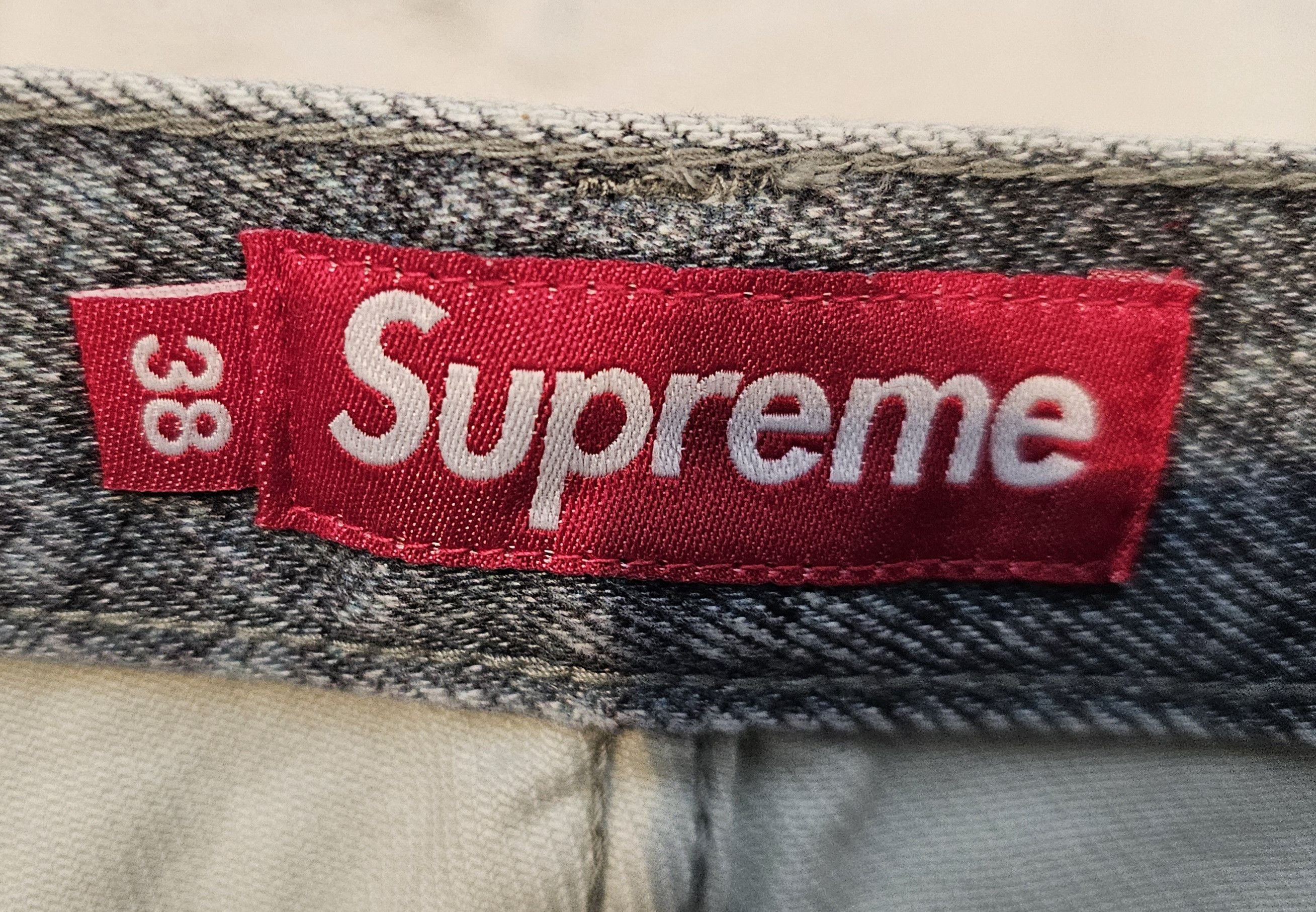Supreme SUPREME HJR TROMPE L'OEIL LOOSE FIT JEAN BLUE | Grailed