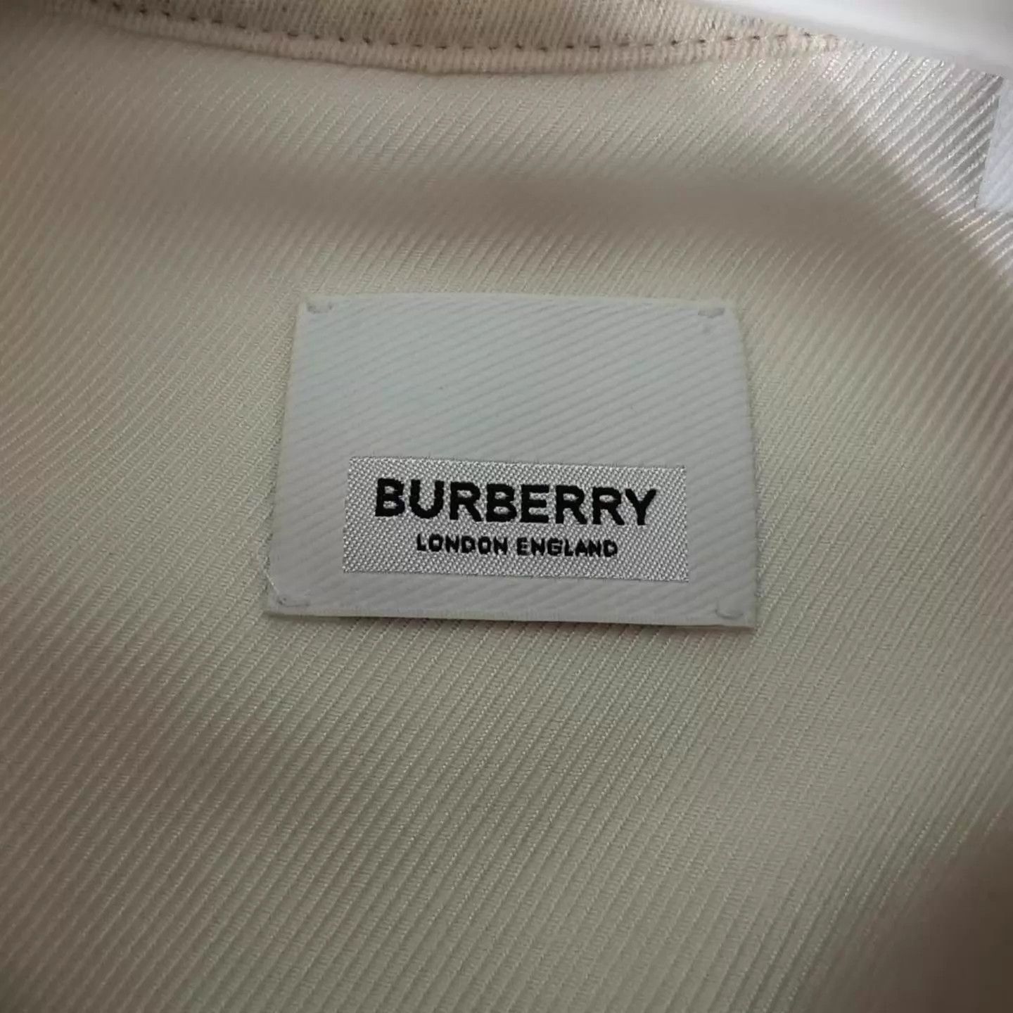Burberry Burberry Apricot Cotton Belt Long-Sleeve Dress UK6 Size XS / US 0-2 / IT 36-38 - 4 Thumbnail