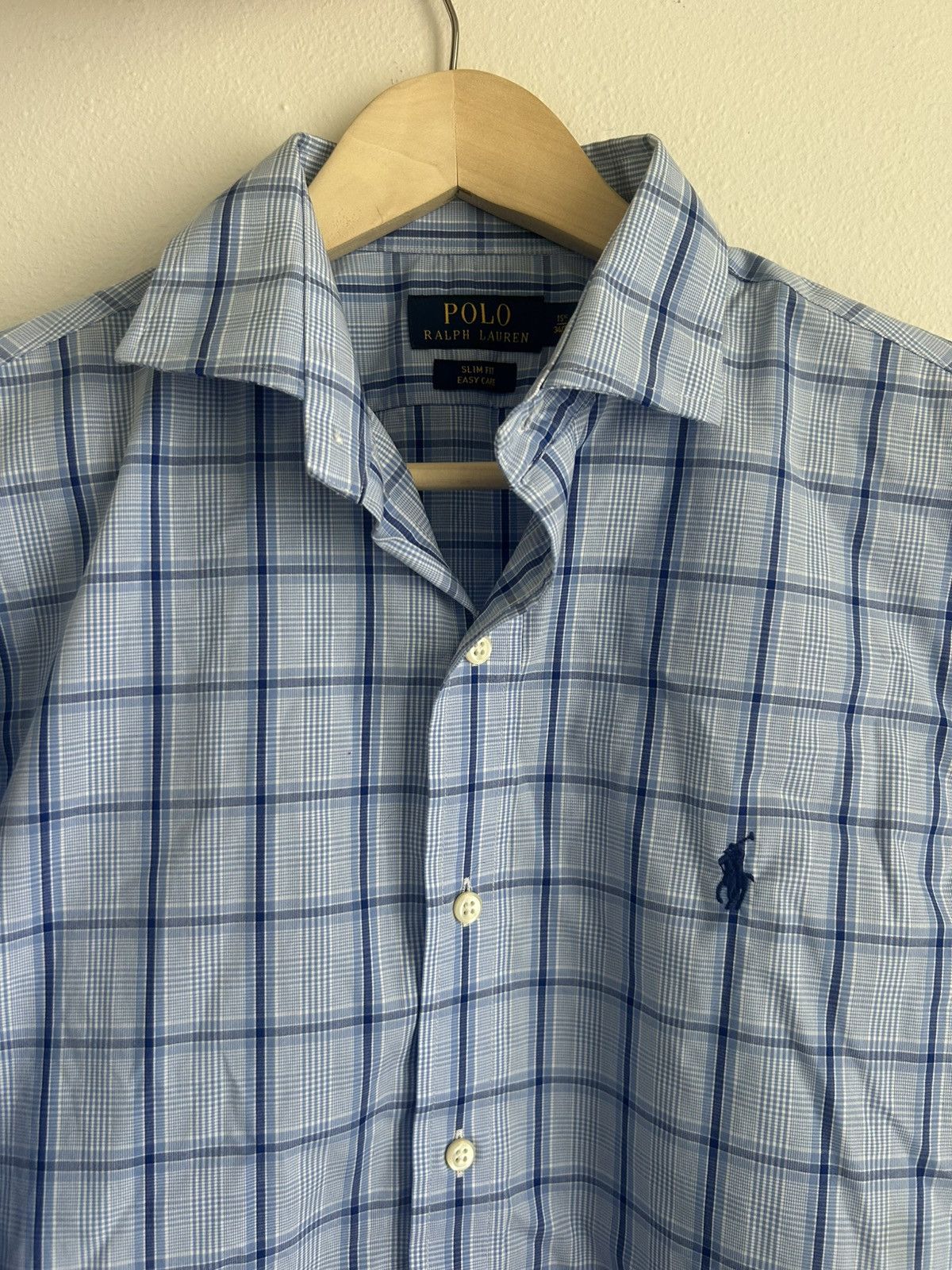 Ralph Lauren Ralph Lauren Blue Plaid Button-Down Shirt – Classic Medium Size US M / EU 48-50 / 2 - 2 Thumbnail