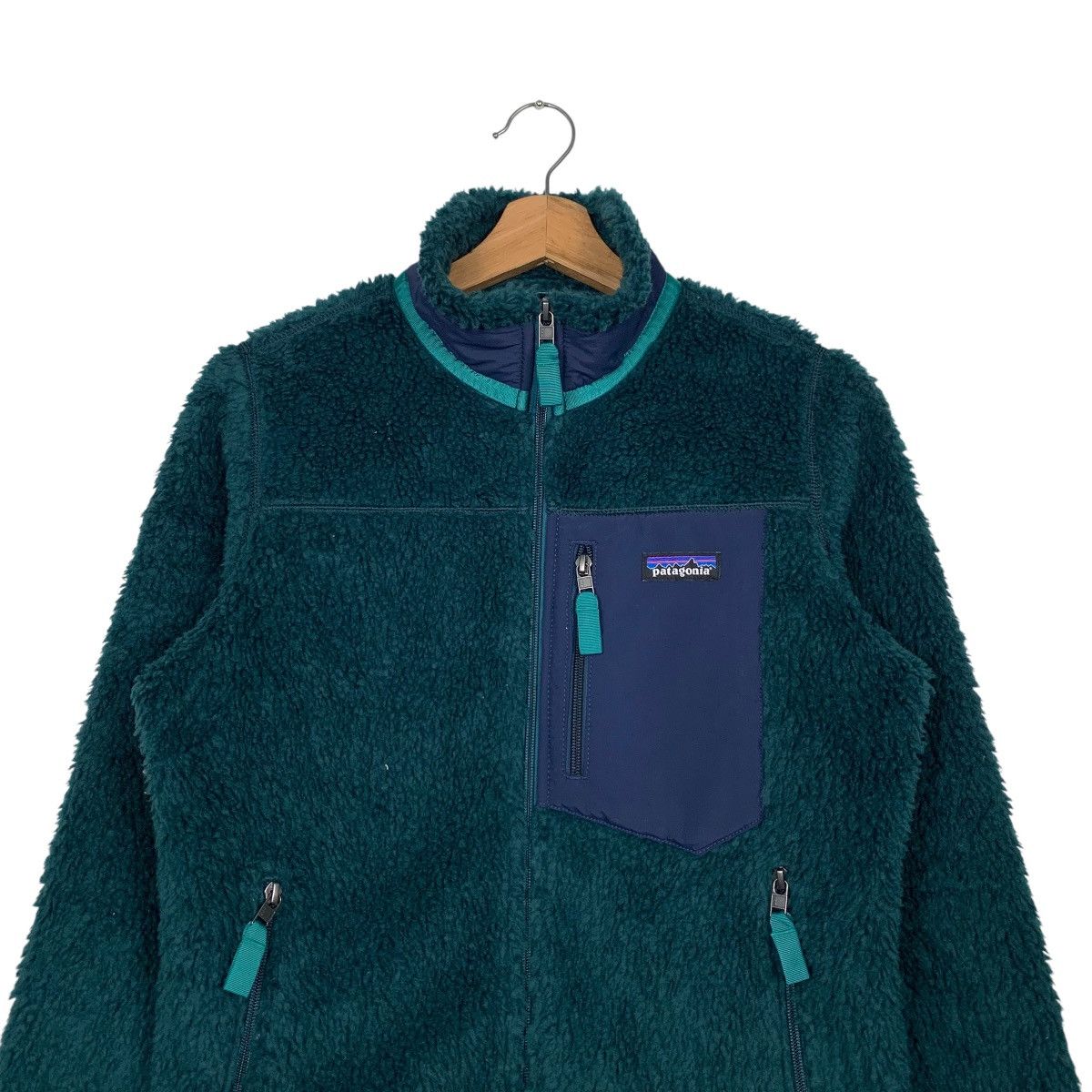 Patagonia PATAGONIA Deep Pile Turtleneck Green Fleece Jacket 2465-C111 Size US S / EU 44-46 / 1 - 2 Thumbnail