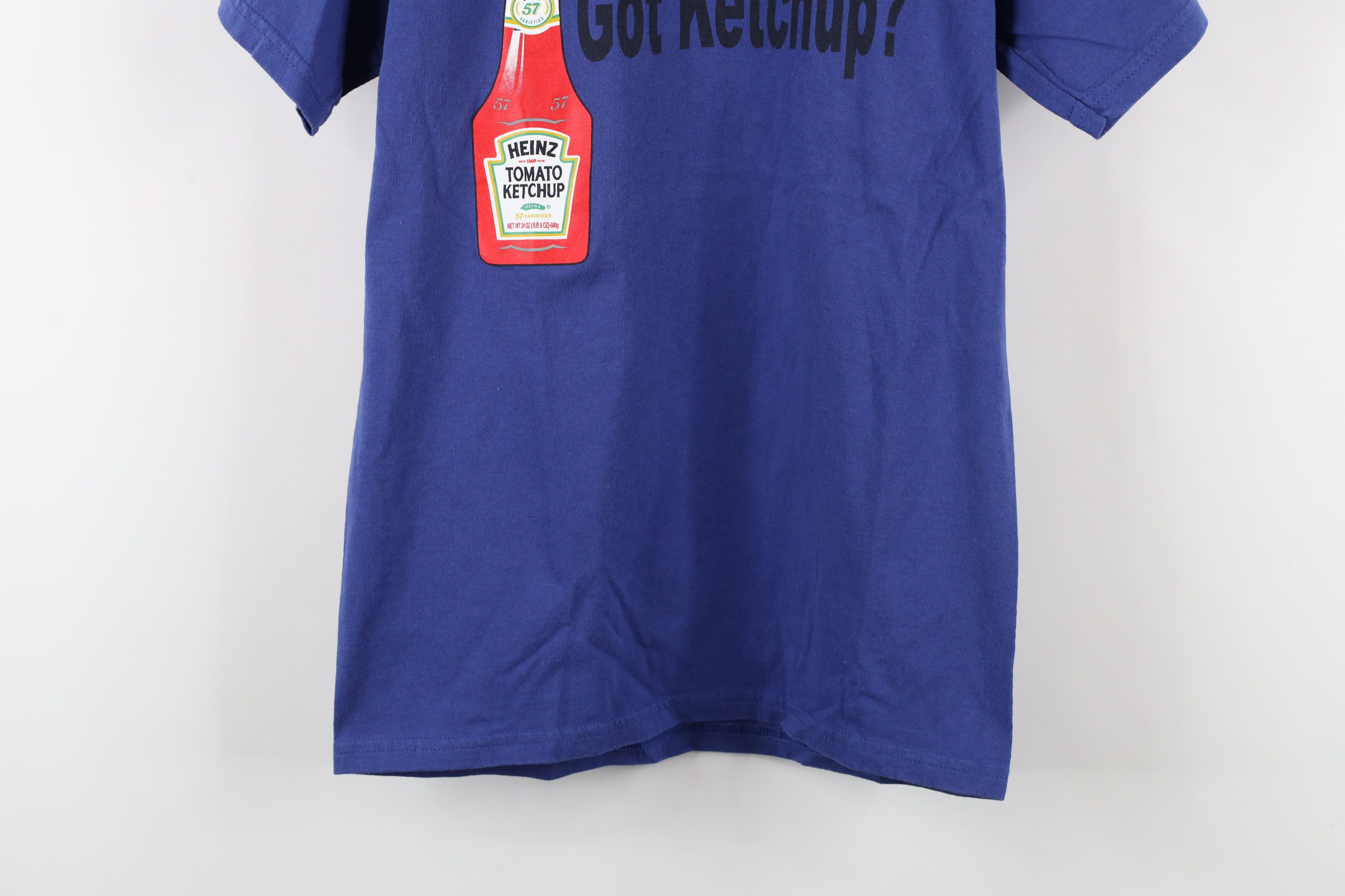 Vintage Vintage 90s Y2K Tomato Ketchup Got Ketchup T-Shirt Blue Size US S / EU 44-46 / 1 - 3 Thumbnail