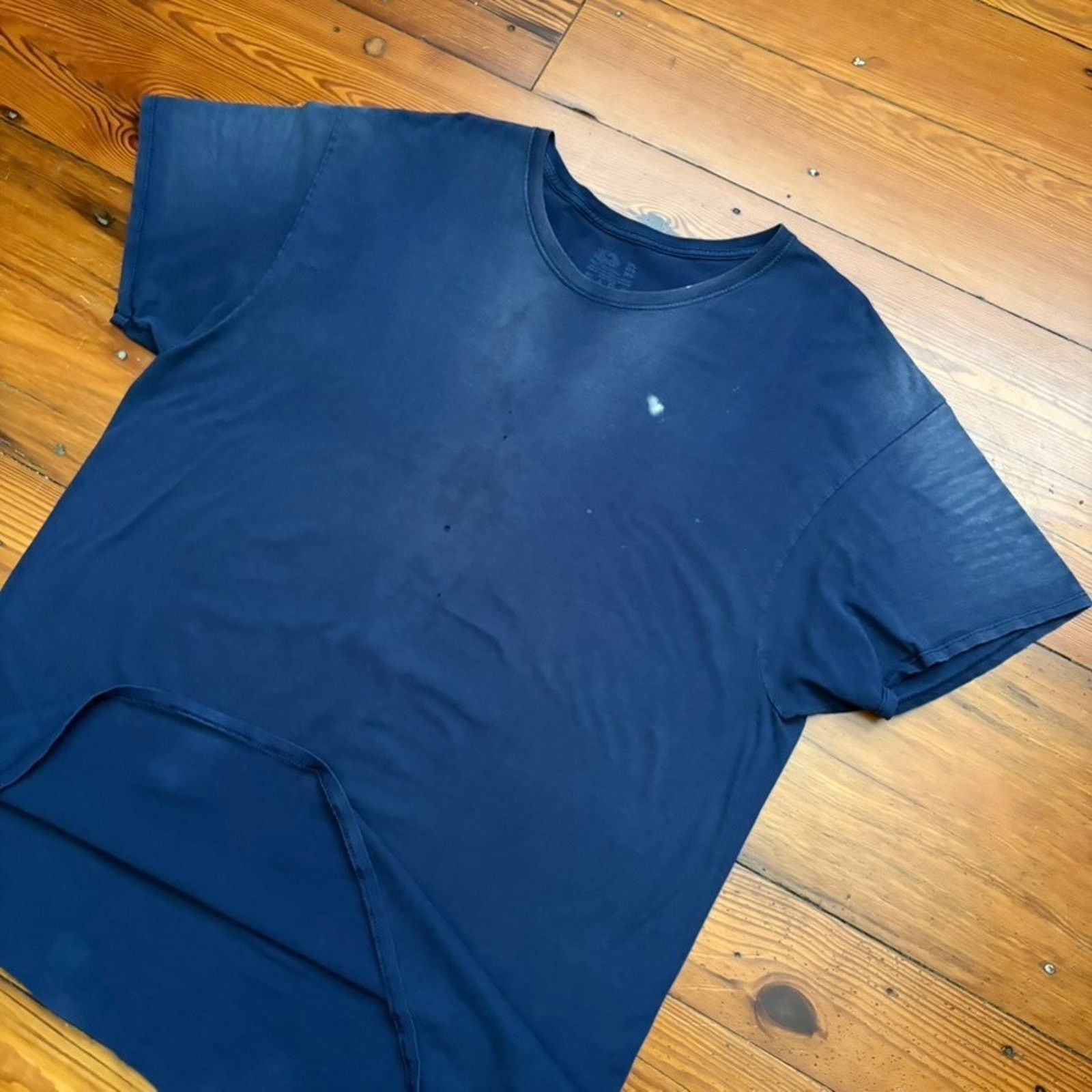 Vintage Vintage Gradient Sun Faded T-Shirt Men's Size 2XL Blue Size US XXL / EU 58 / 5 - 3 Thumbnail