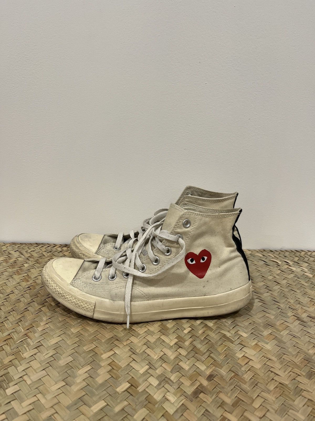 Comme des Garcons × Converse cdg x converse hi-top chucks Size US 9 / EU 42 - 4 Thumbnail