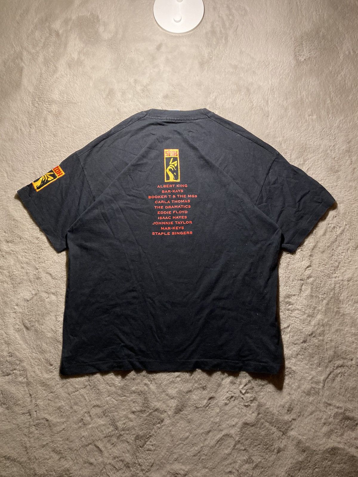 Band Tees × Vintage ⛩️Crazy vintage Stax Memphis record label faded band shirt⛩️ Size US XL / EU 56 / 4 - 2 Thumbnail