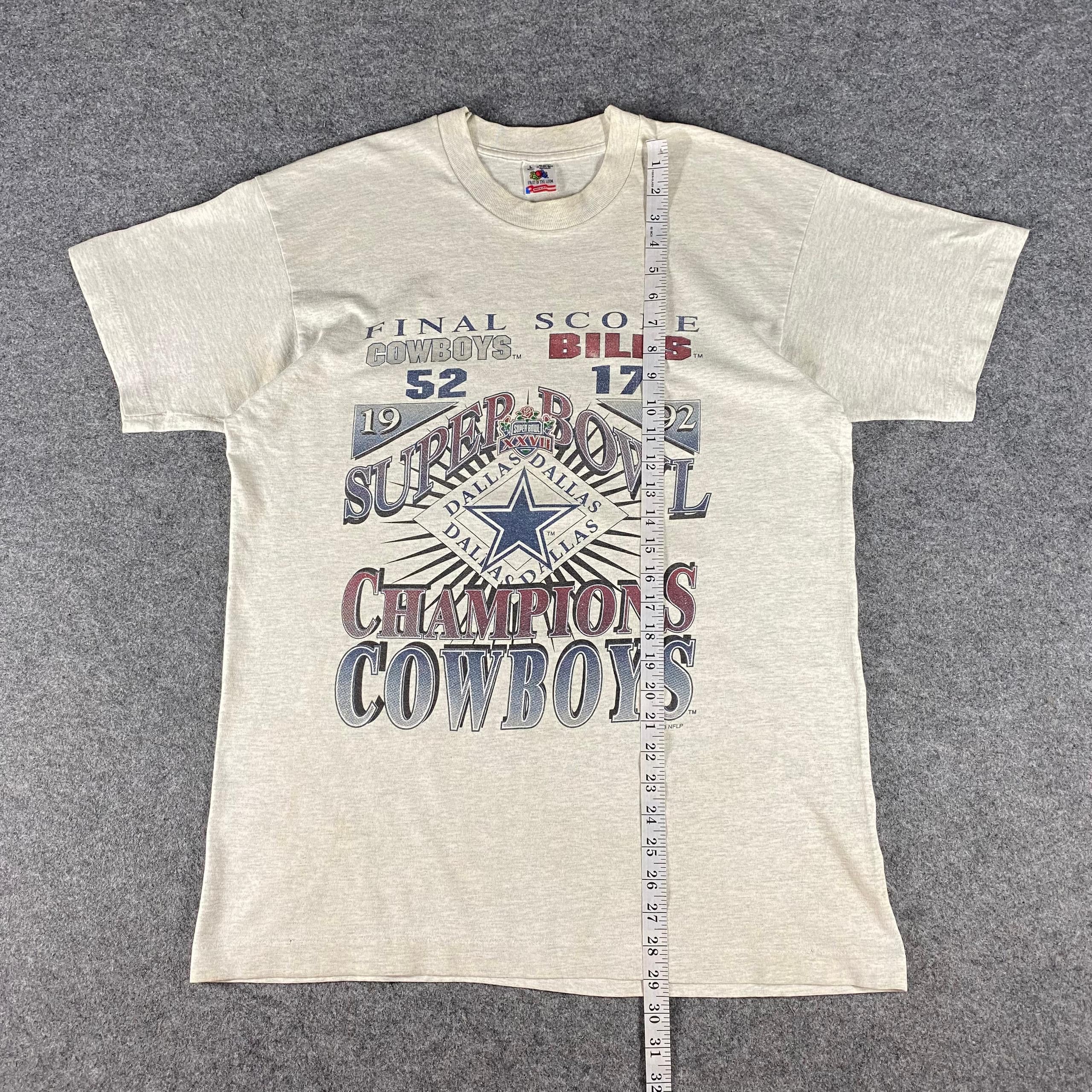 Vintage Vintage Final Bowl Champions Cowboy Tshirt Size US L / EU 52-54 / 3 - 3 Thumbnail
