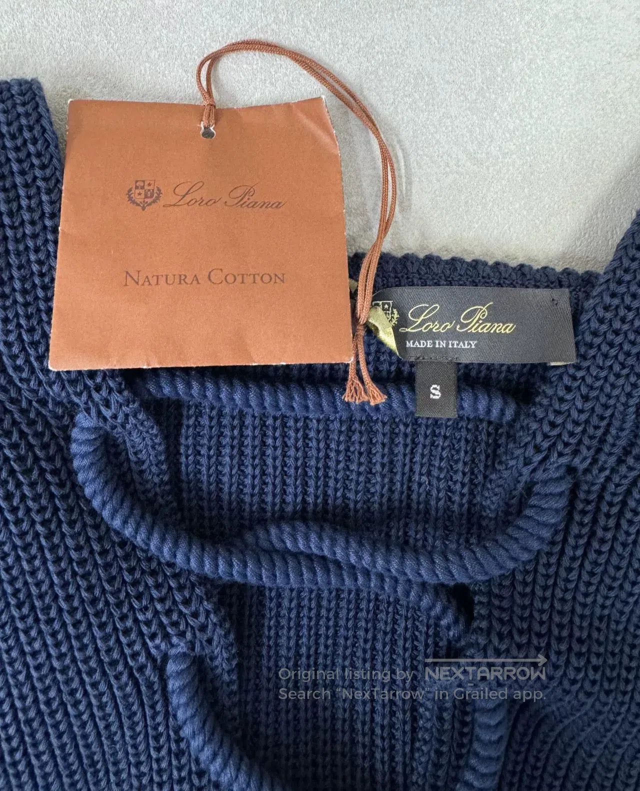 Loro Piana Loro Piana Women's Navy Hooded Knit. Size US S / EU 44-46 / 1 - 6 Thumbnail