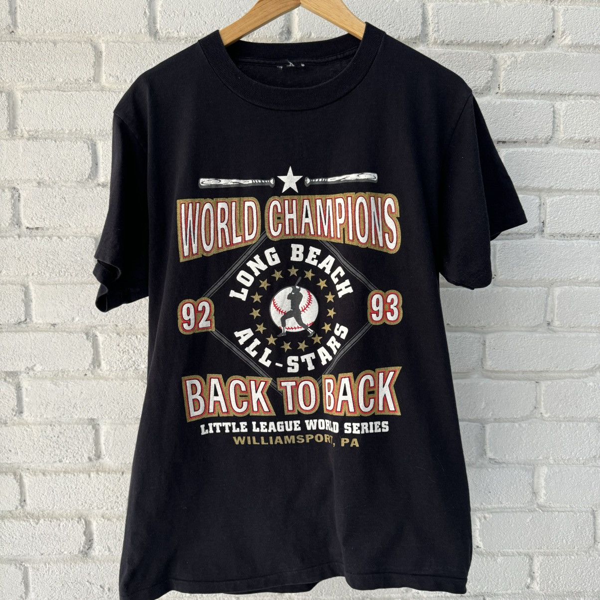 MLB × Vintage 92’s 93’s Back To Back World Champions Tee Size US L / EU 52-54 / 3 - 1 Thumbnail