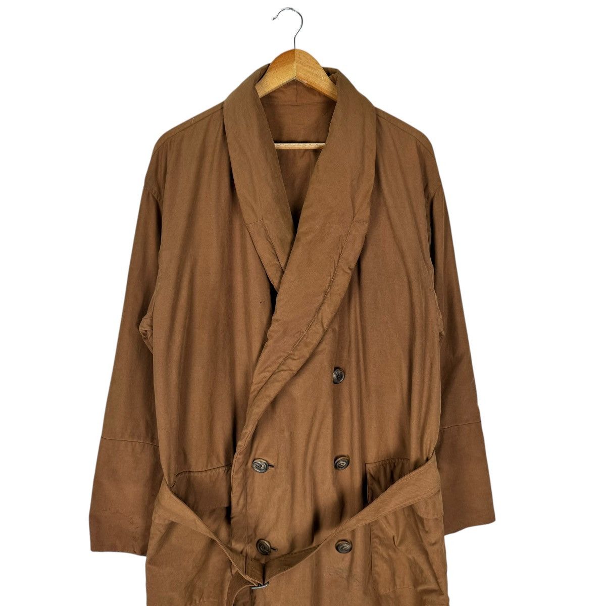 Issey Miyake 🌟90s ISSEY MIYAKE DOUBLE BREASTED OVERCOAT JACKET Size M / US 6-8 / IT 42-44 - 9 Thumbnail
