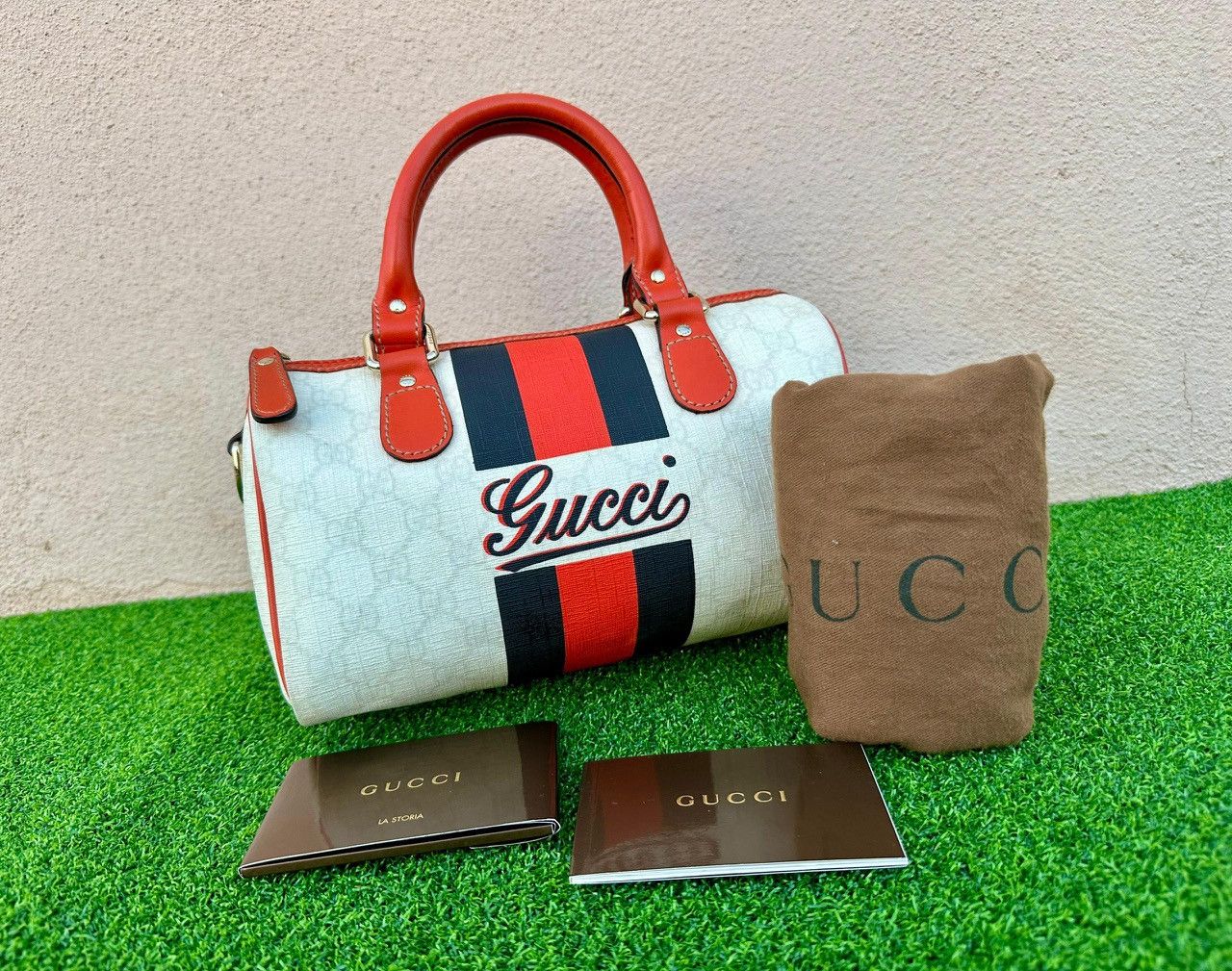 Gucci Authentic Gucci GG Supreme Mini Joy Boston Bag Size ONE SIZE - 2 Thumbnail