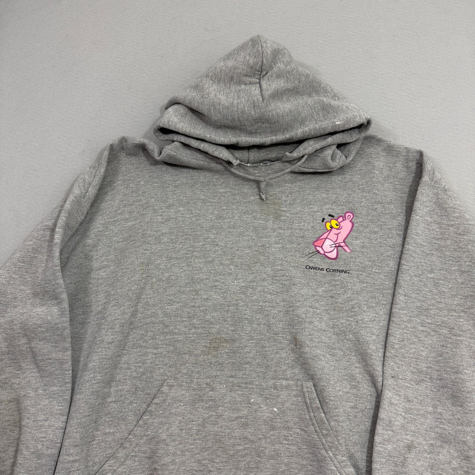 Vintage Vintage Pink Panther Hoodie 2XL Gray Pullover Sweatshirt 90s Size US XXL / EU 58 / 5 - 2 Thumbnail