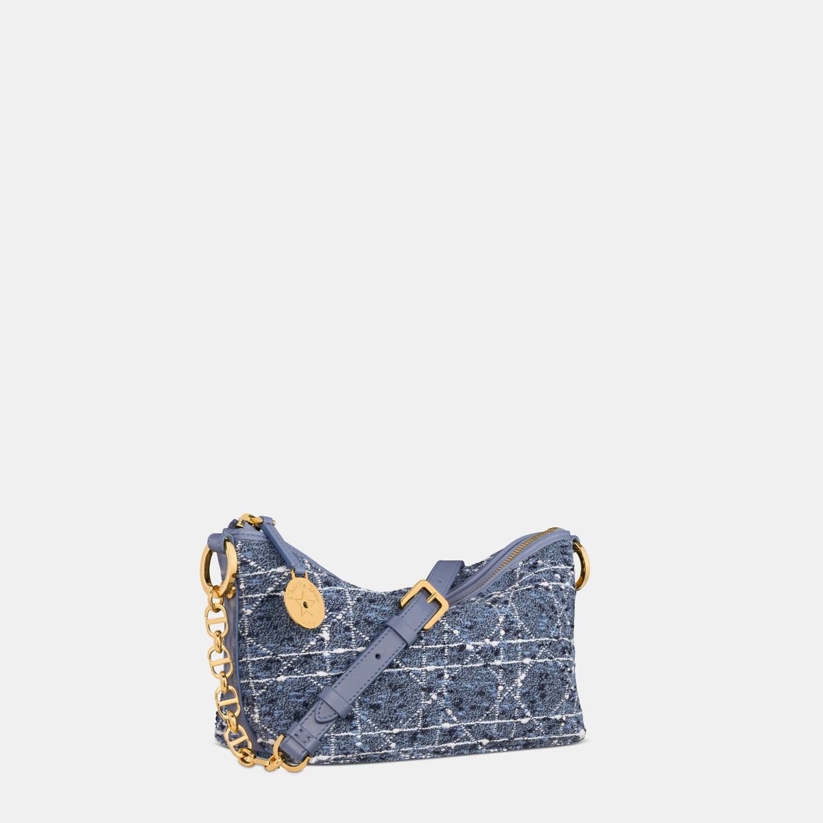 Dior o1bcso1str0226 Size:OS/Hobo Bag with Chain in Denim Blue Size ONE SIZE - 2 Thumbnail